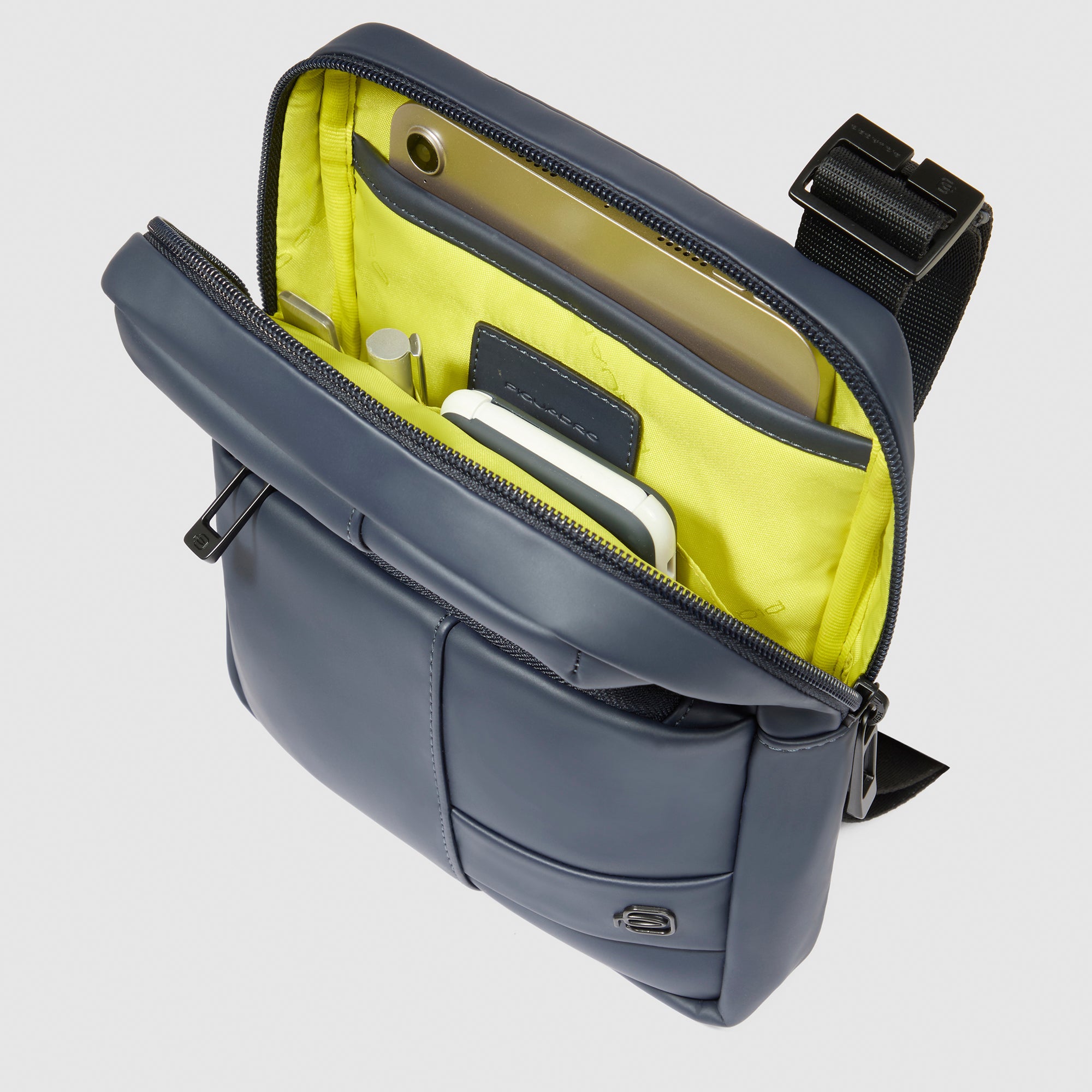 Water resistant men's crossbody bag