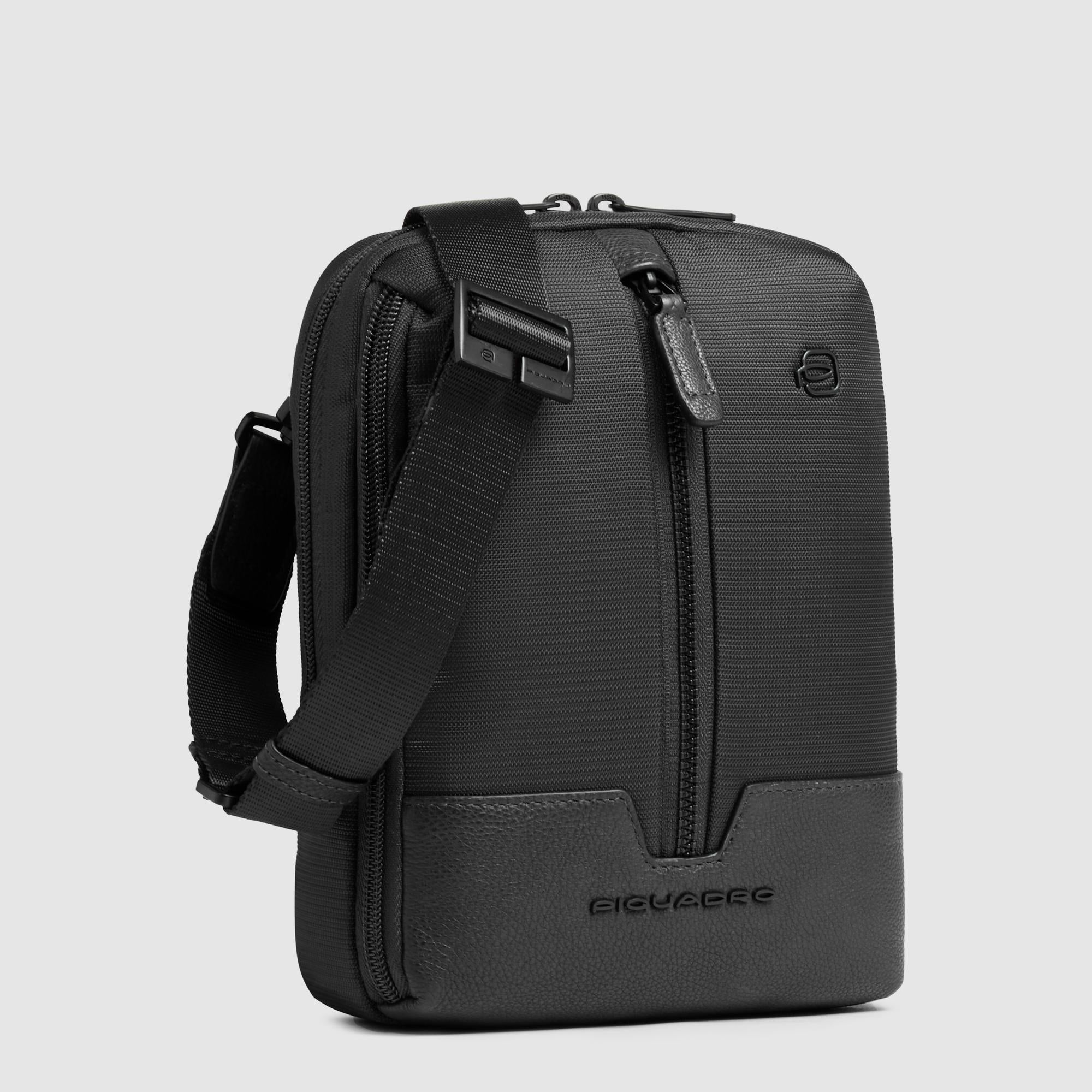 Men's crossbody bag in recycled fabric - 2