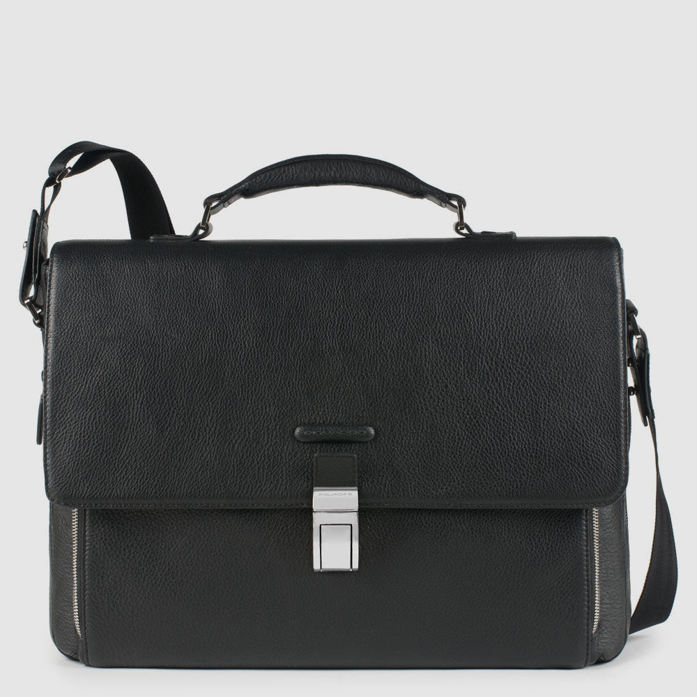 Over-flap, expandable computer bag - 1