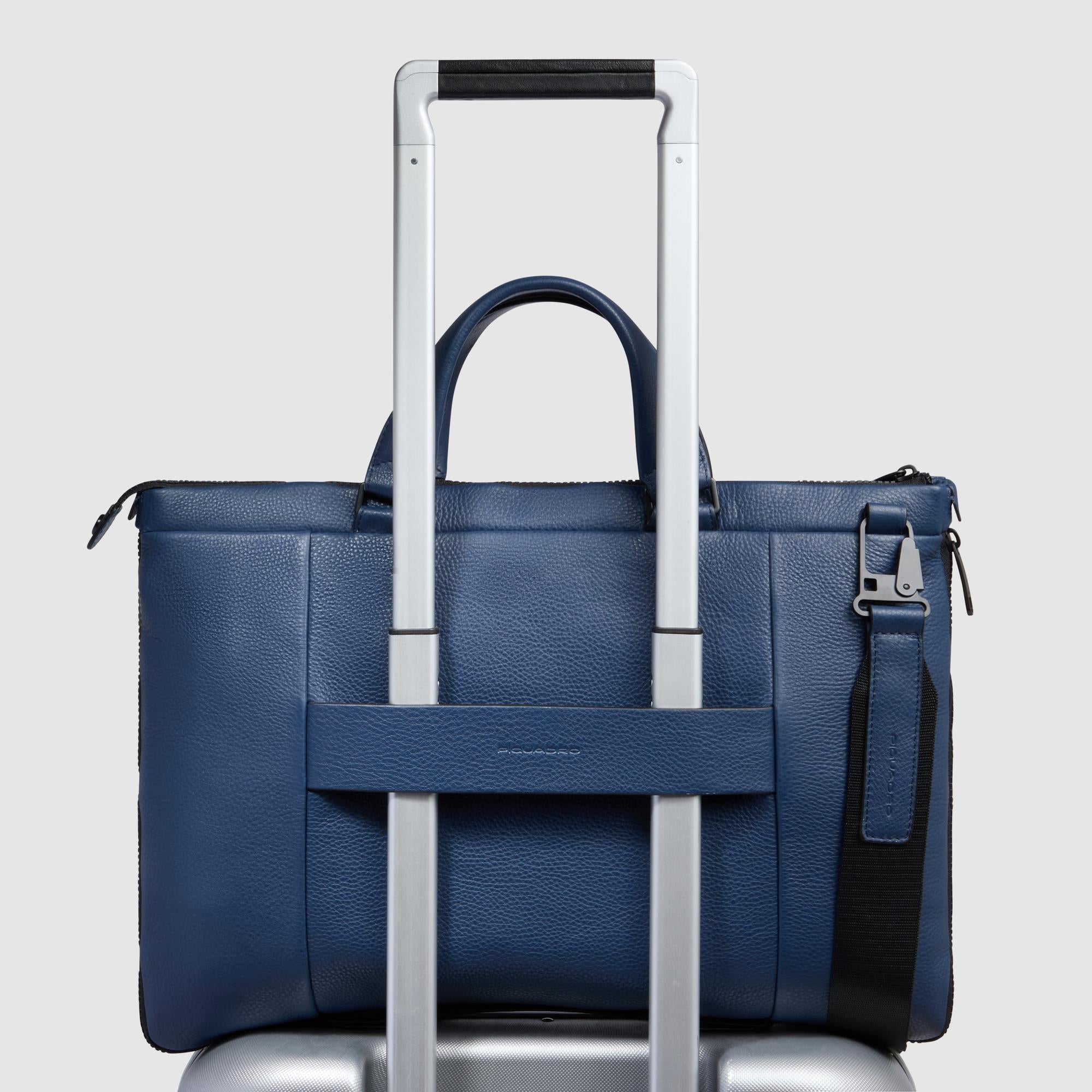 Expandable, slim computer bag 15,6"