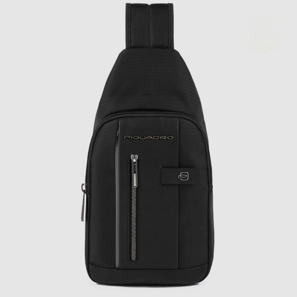 Sling bag in recycled textile with LED light - 7