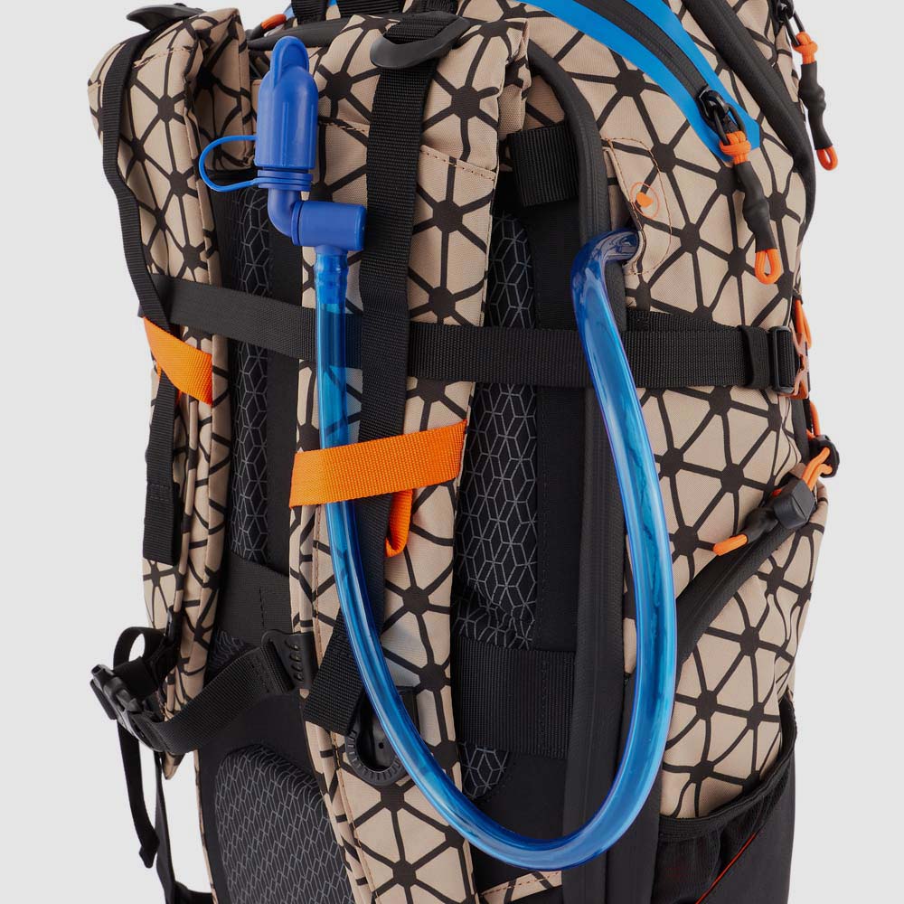 Ski mountaineering and trekking backpack