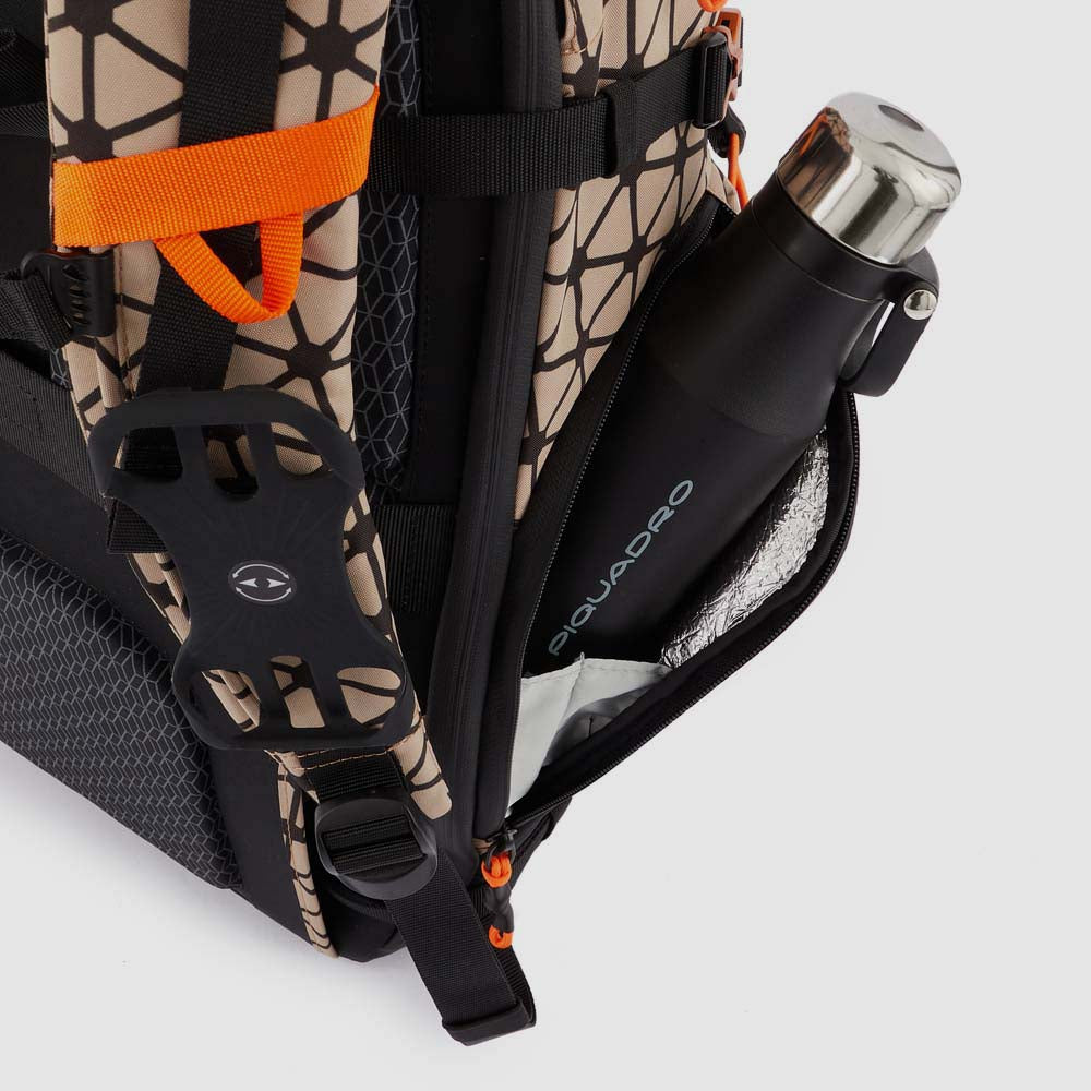 Ski mountaineering and trekking backpack