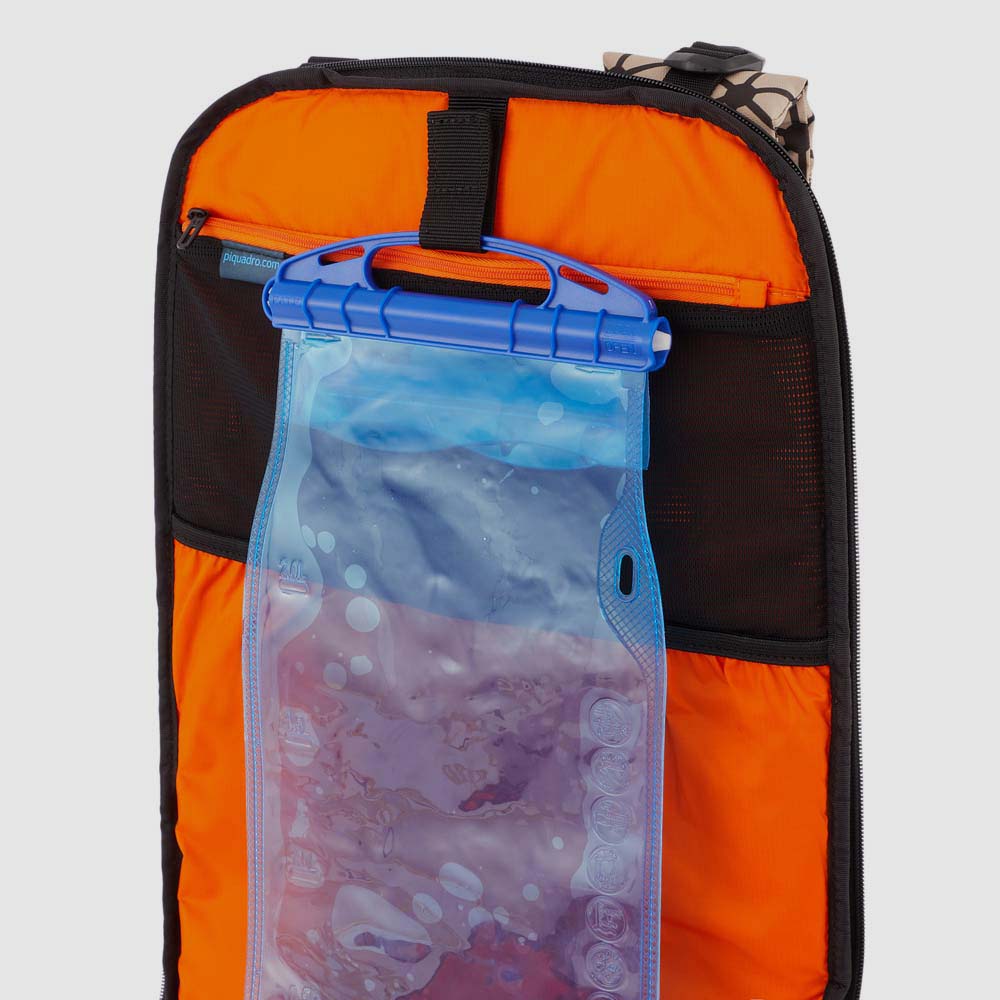 Ski mountaineering and trekking backpack