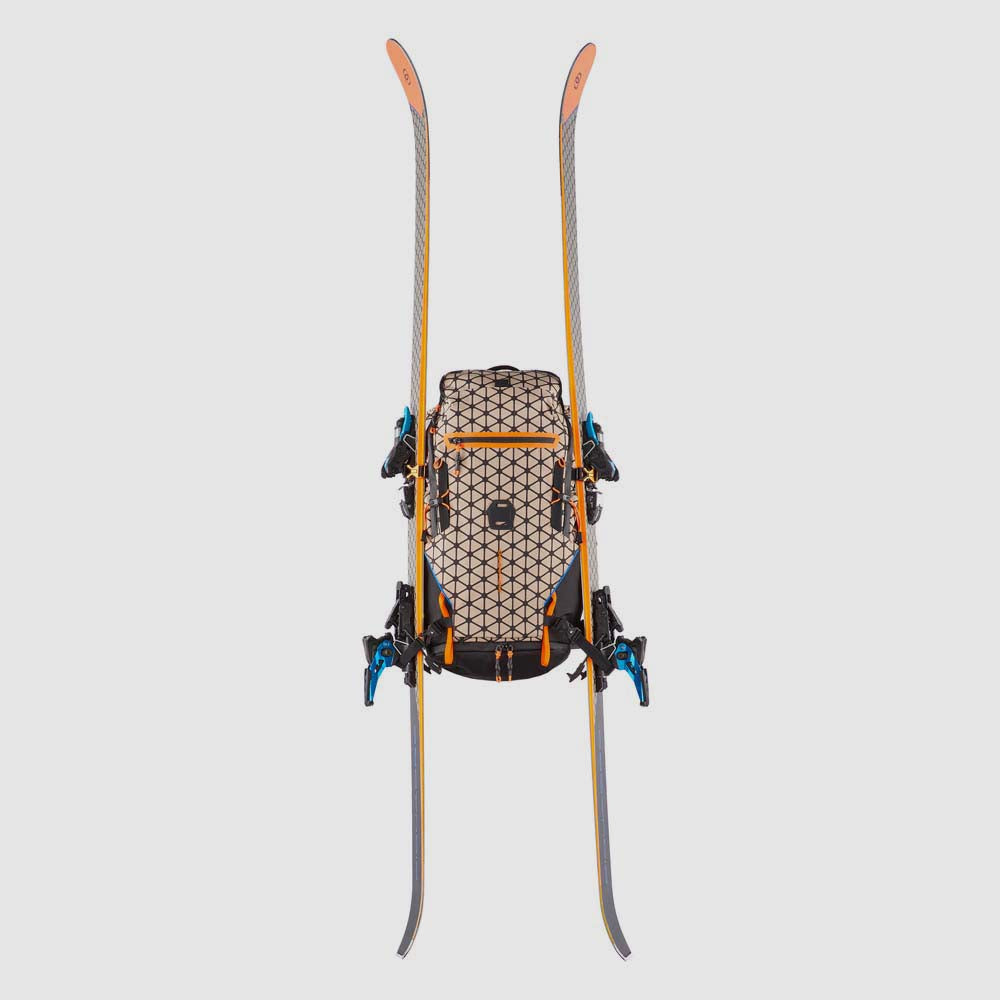 Ski mountaineering and trekking backpack