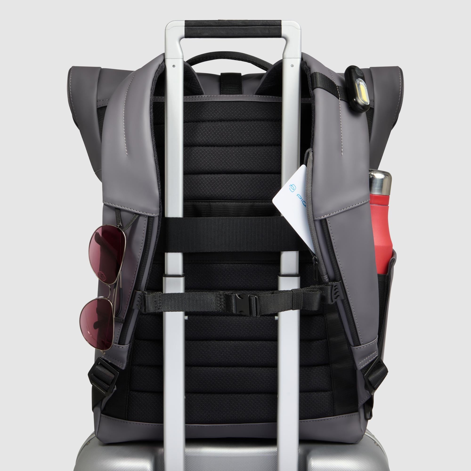 Sac à dos roll-top déperlant pour ordinateur 15,6" - 3