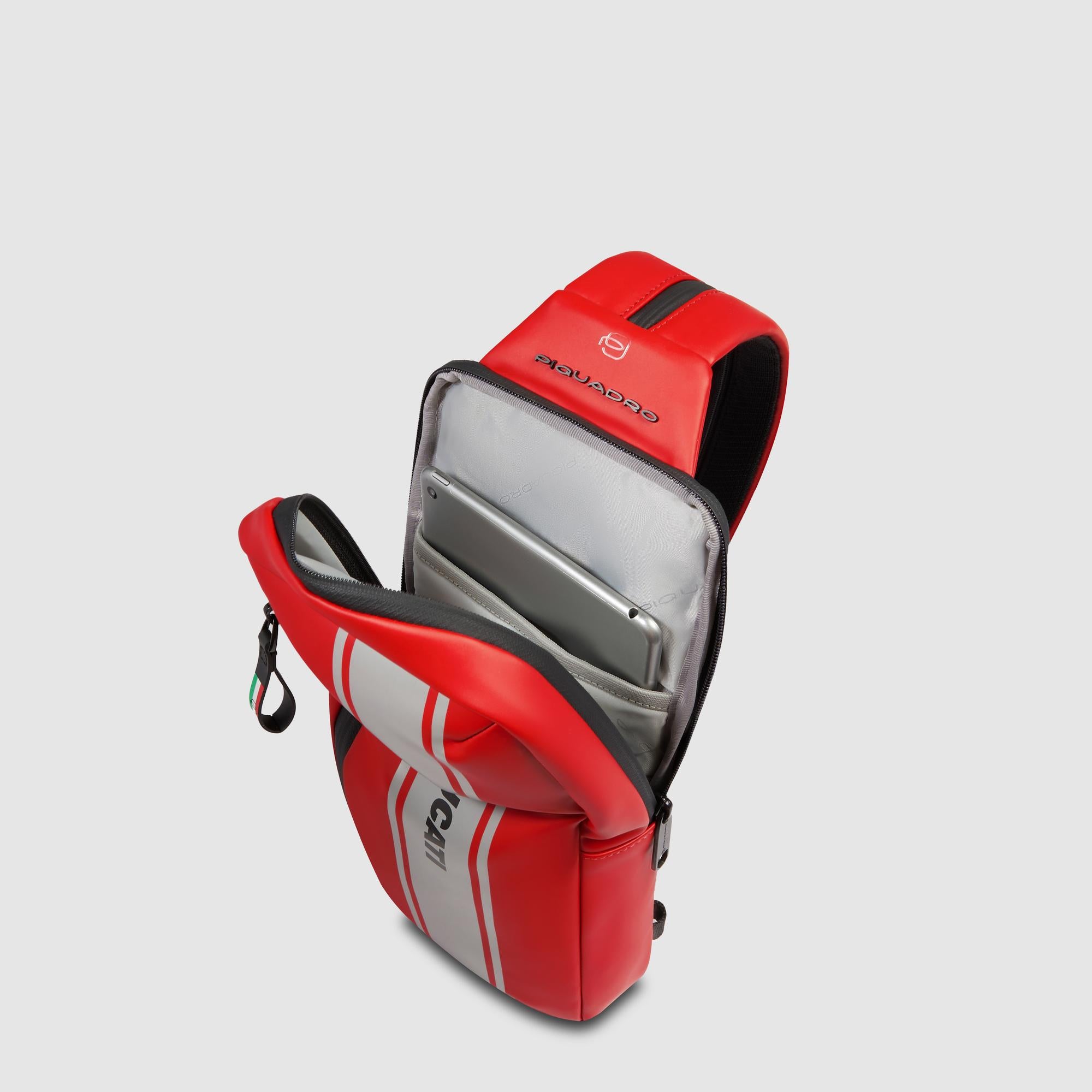 Water resistant sling bag "Piquadro x Ducati" - 4