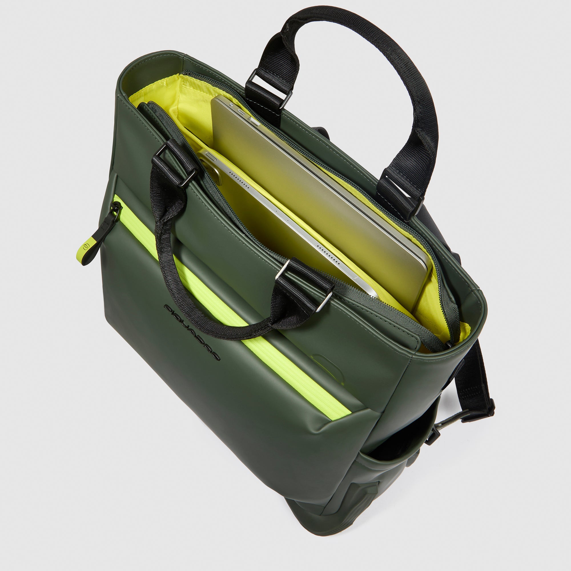 Convertible to backpack water resistant tote bag - 6