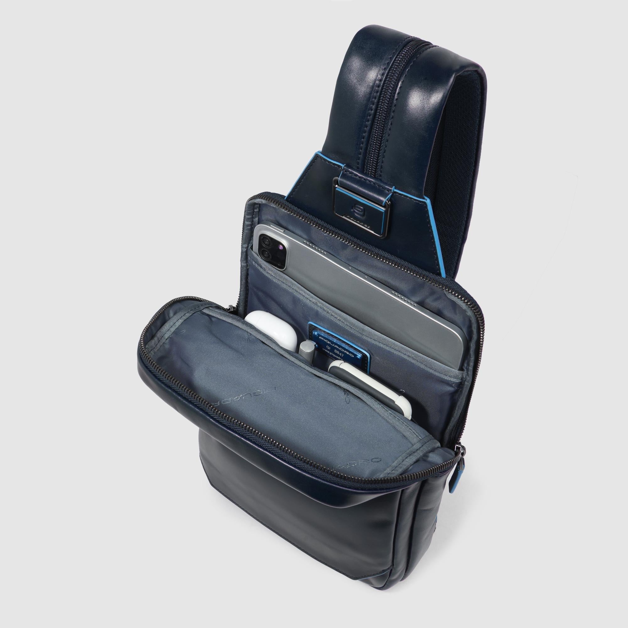 Sac de poitrine homme convertible en sac à dos