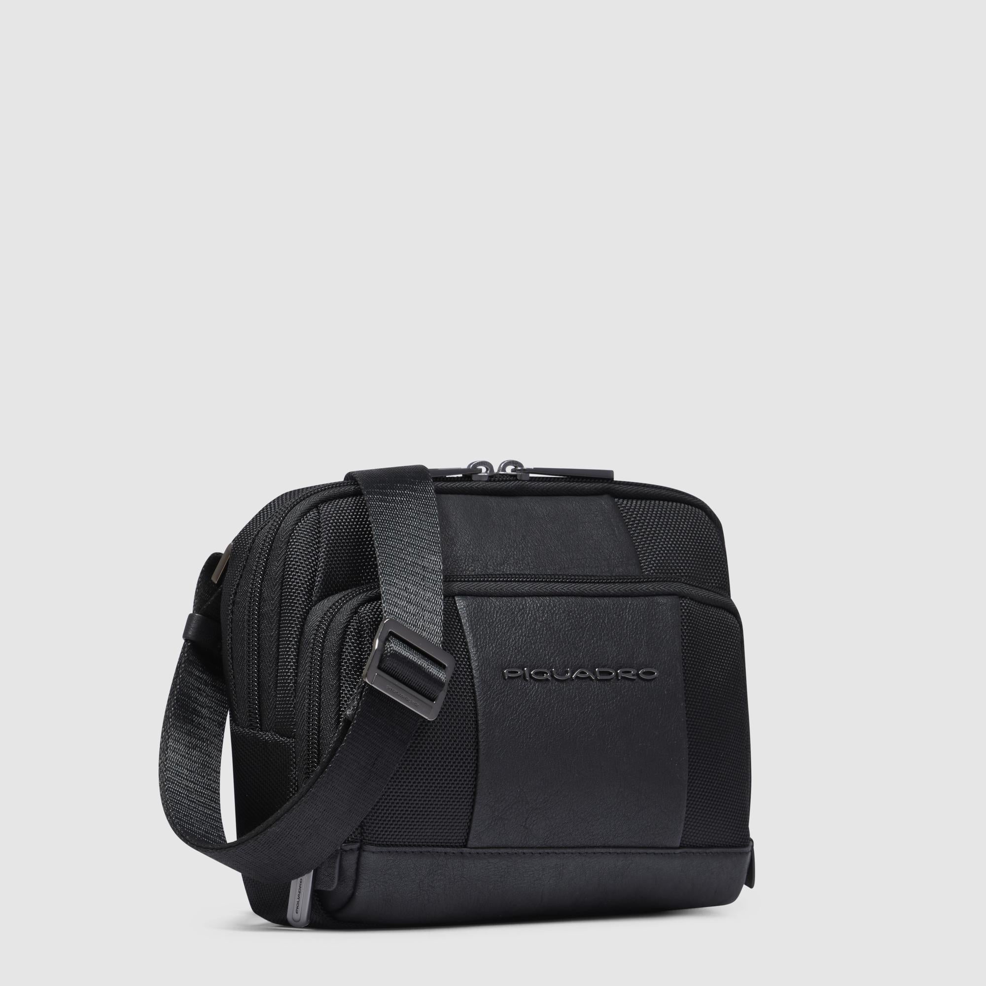 Borsello uomo in tessuto riciclato per iPad®mini