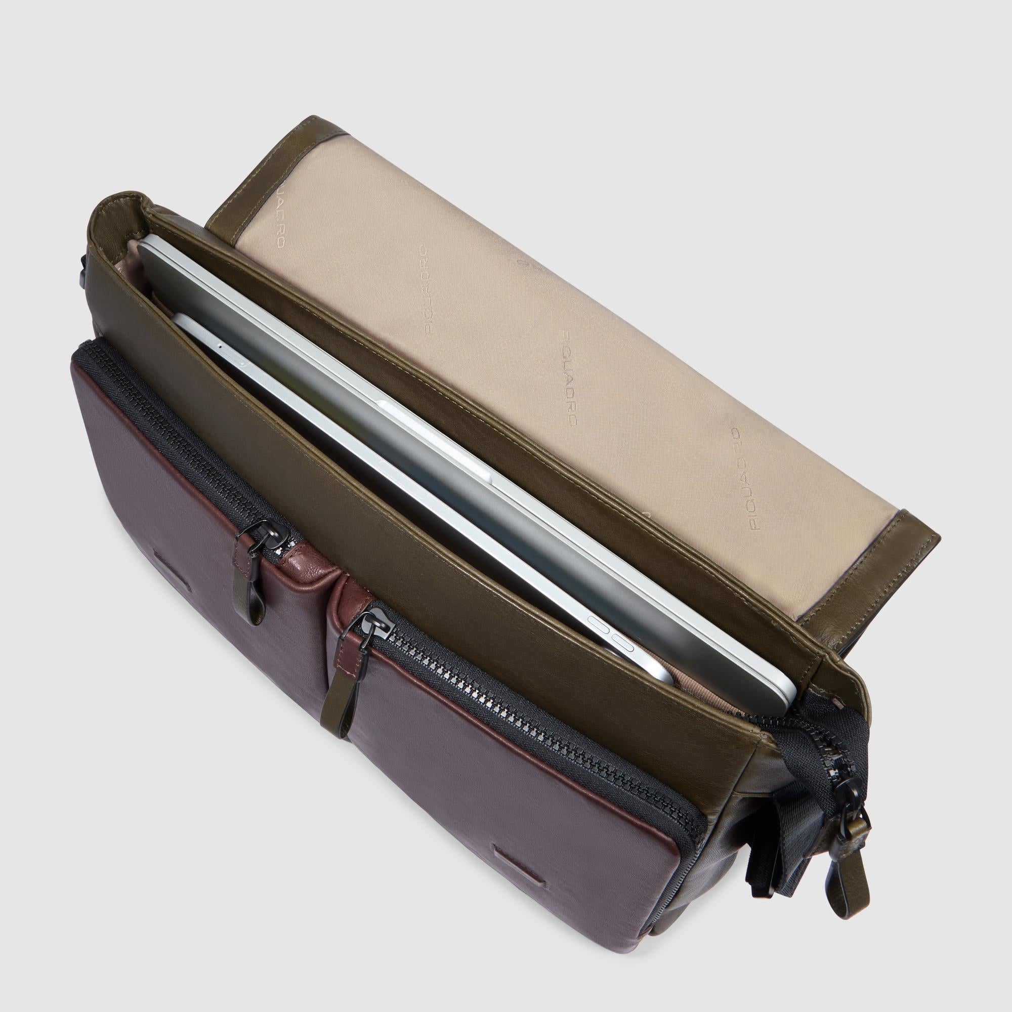 Messenger Umhängetasche mit 14" Laptop-Fach