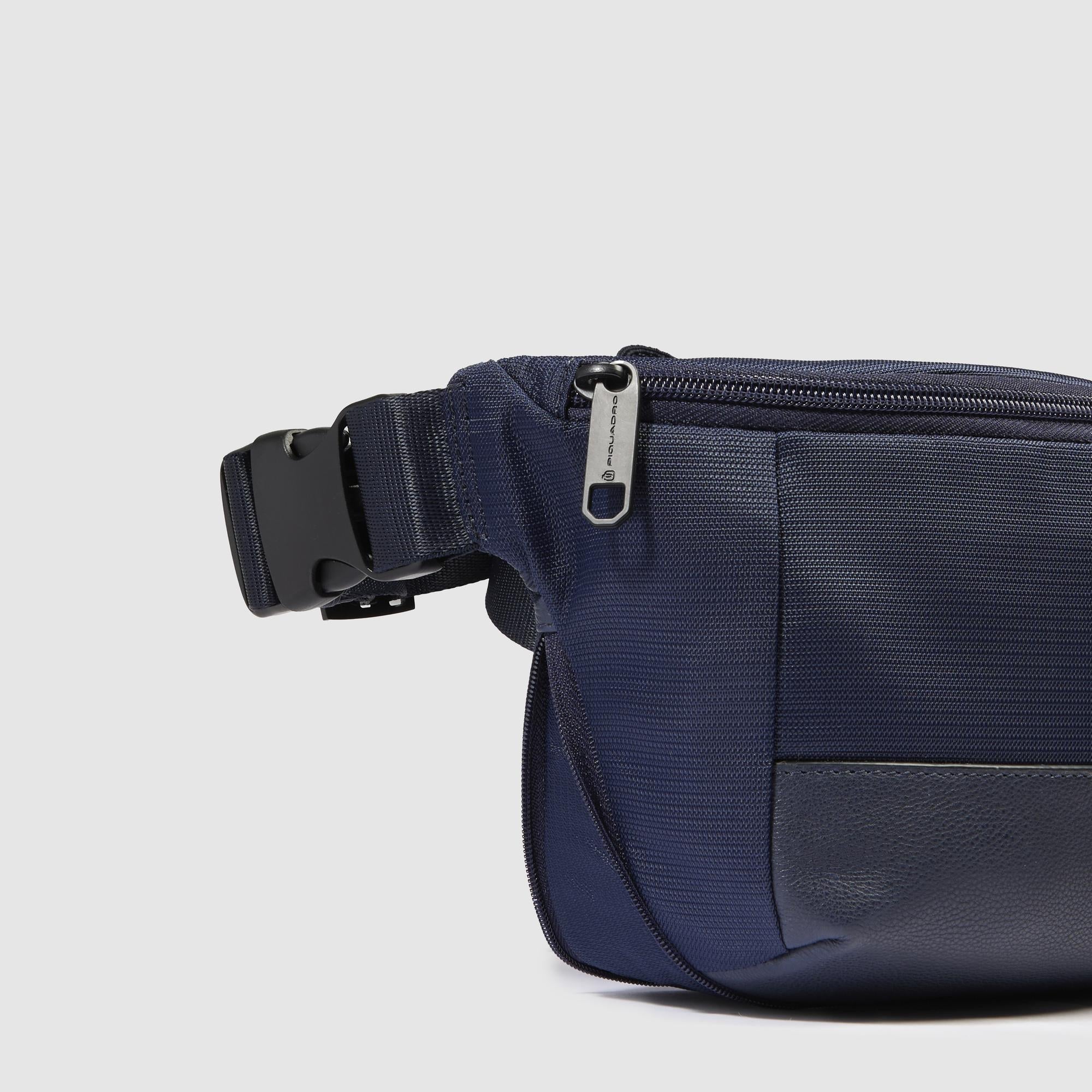 Expandable bum bag in recycled fabric - 6