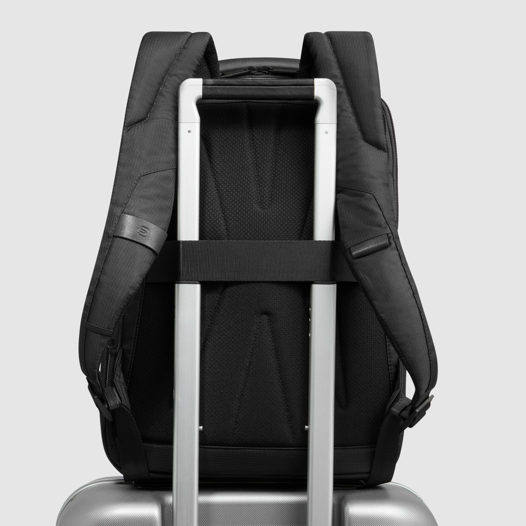 Travel laptop backpack 14" in recycled fabric