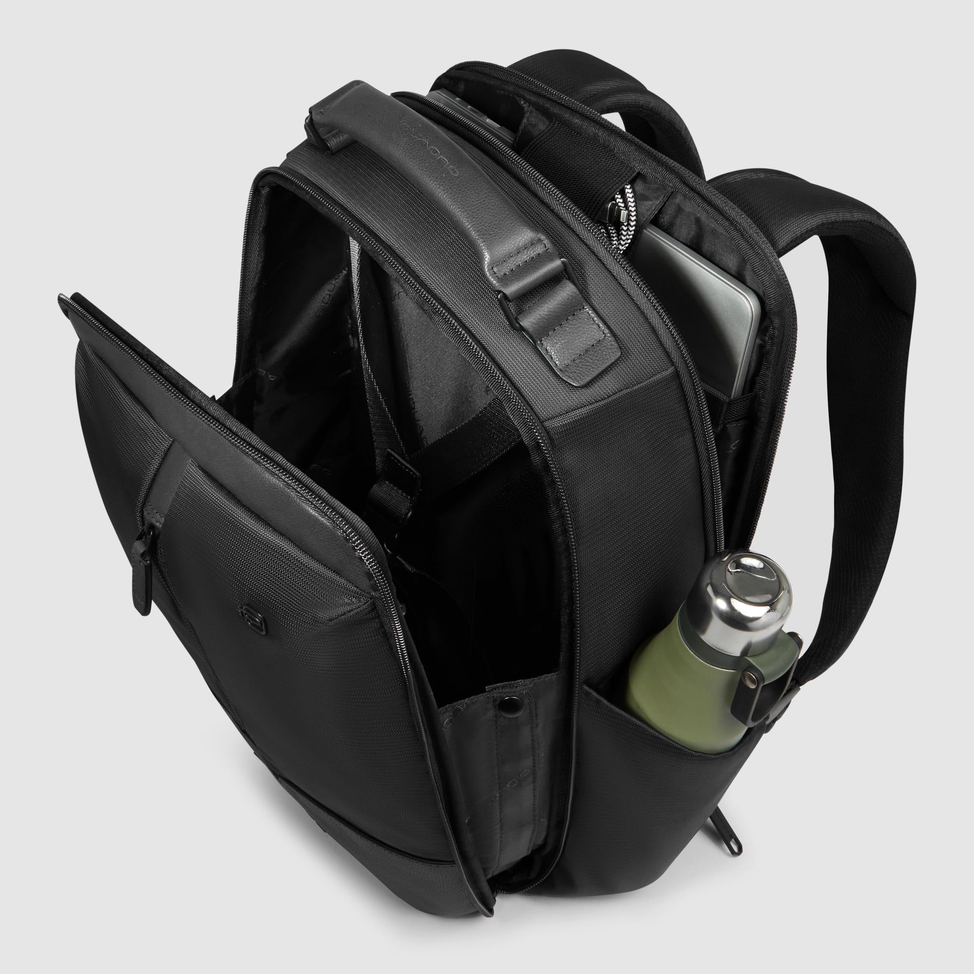 Travel laptop backpack 14" in recycled fabric - 4