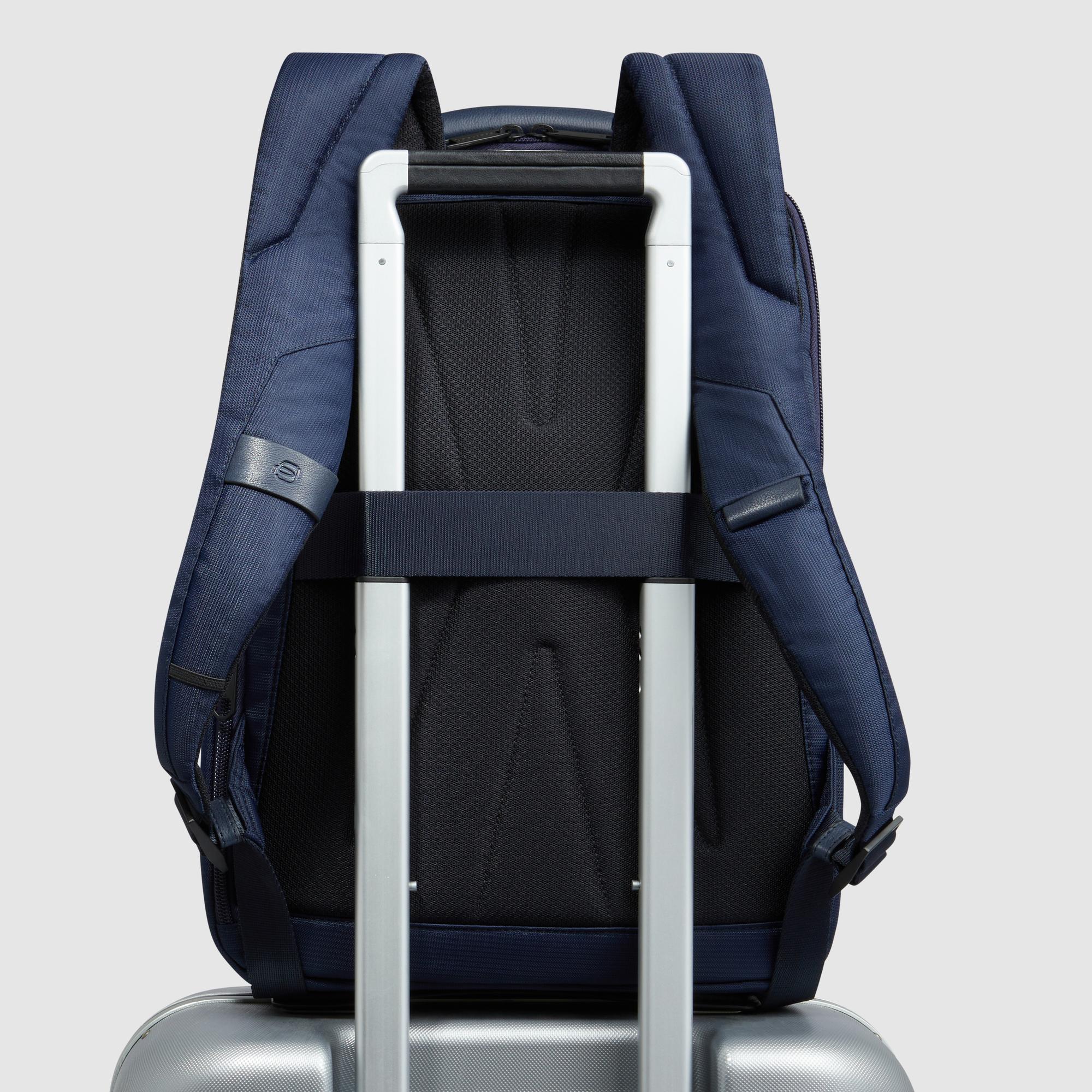 Travel laptop backpack 15,6" in recycled fabric - 3