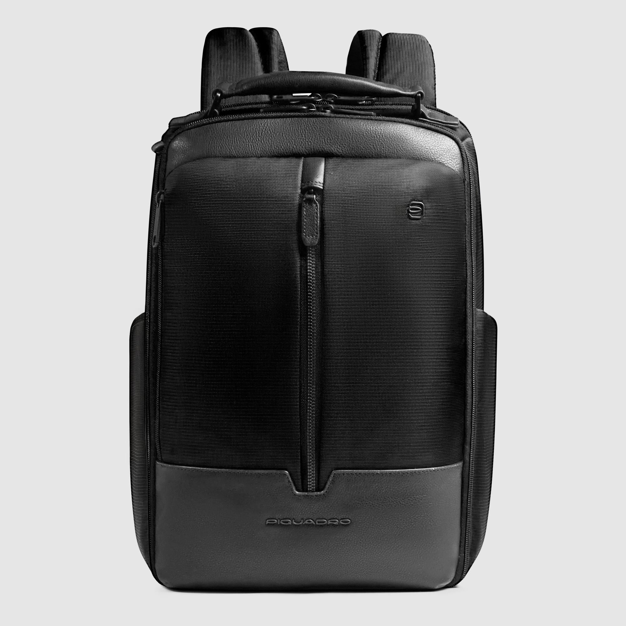 Travel laptop backpack 15,6" in recycled fabric - 1