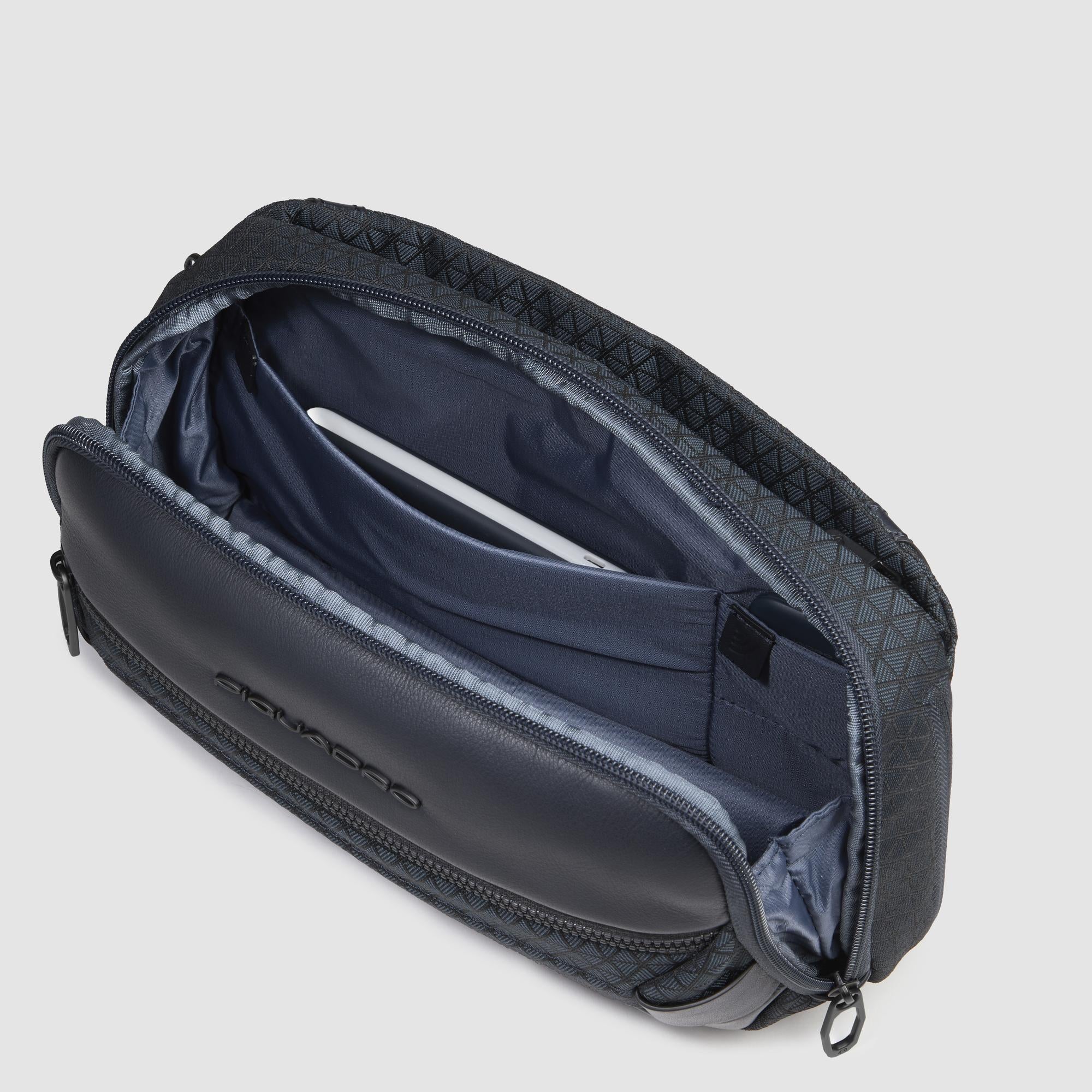 Expandable bum bag in recycled fabric - 8