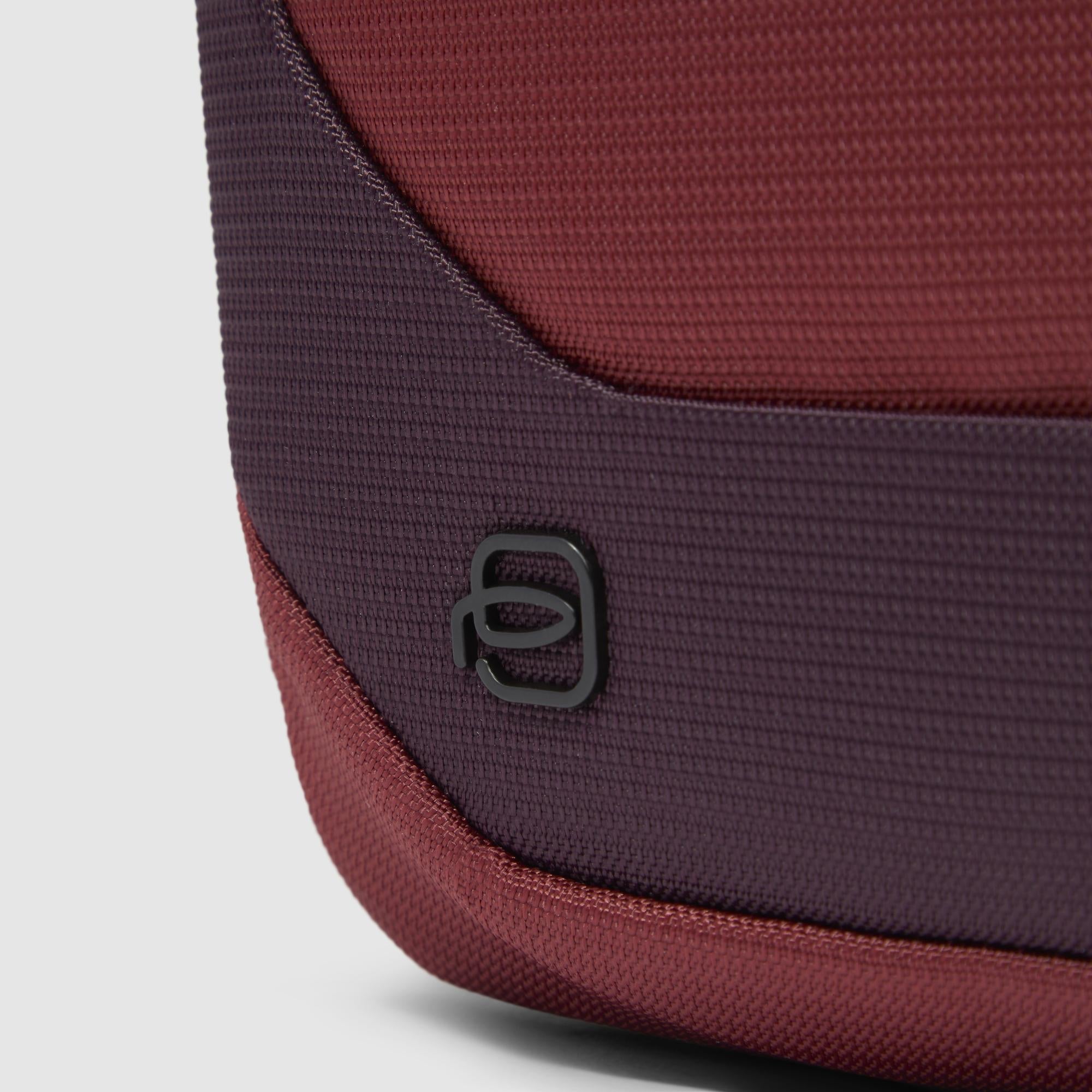 Bum bag in recycled fabric and leather