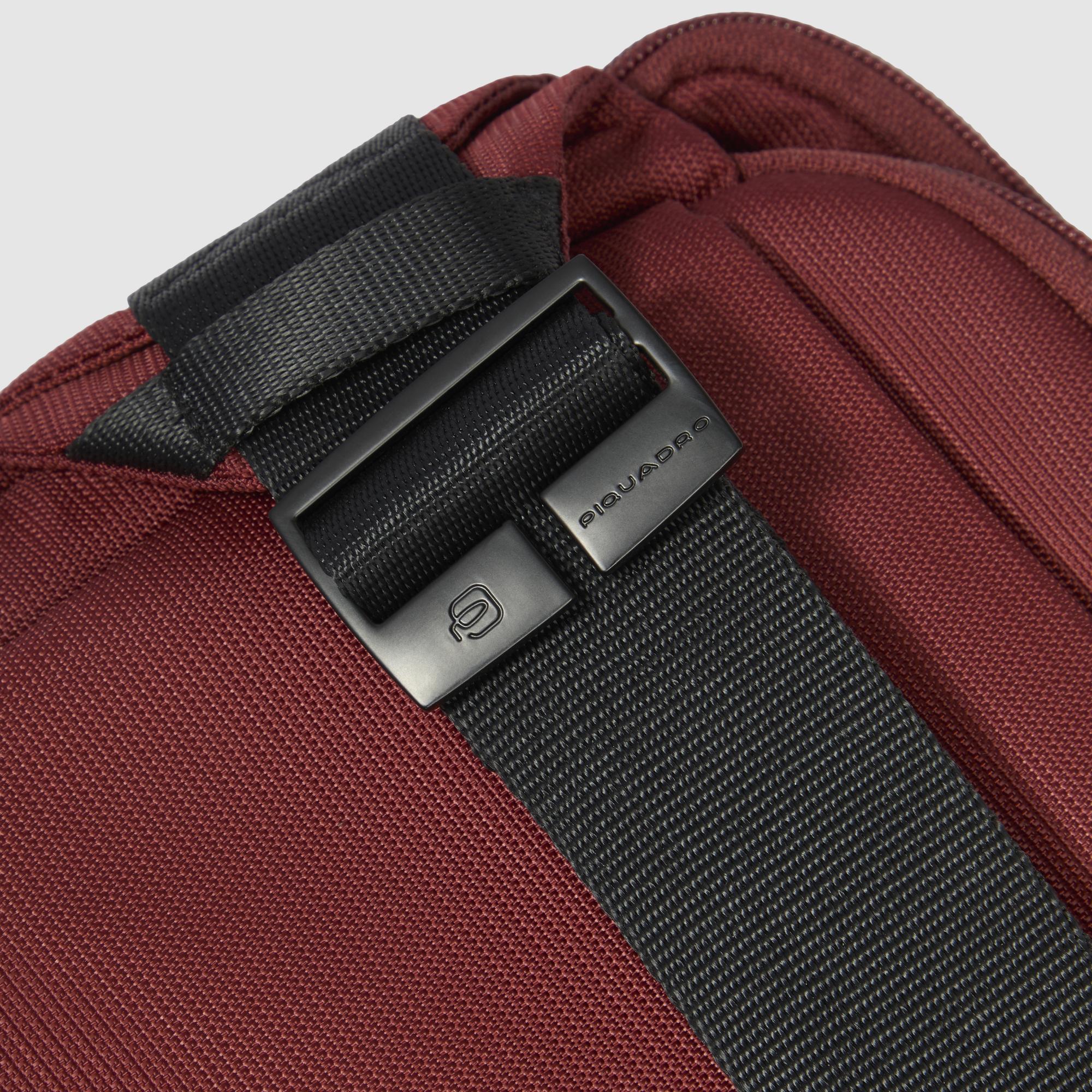 Bum bag in recycled fabric and leather - 6