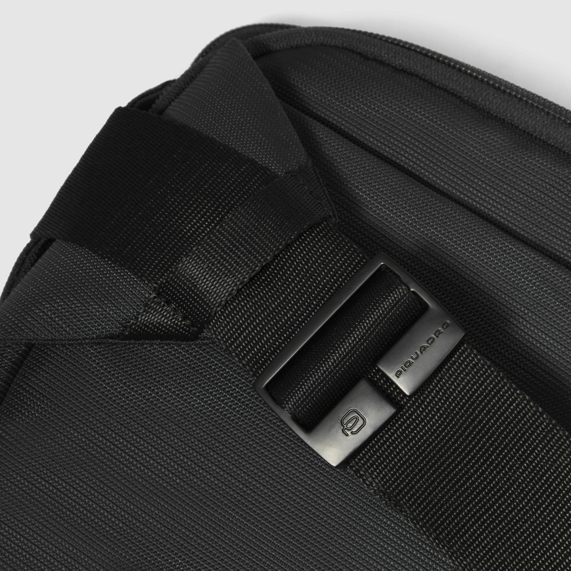 Sac banane en tissu recyclé et cuir - 6