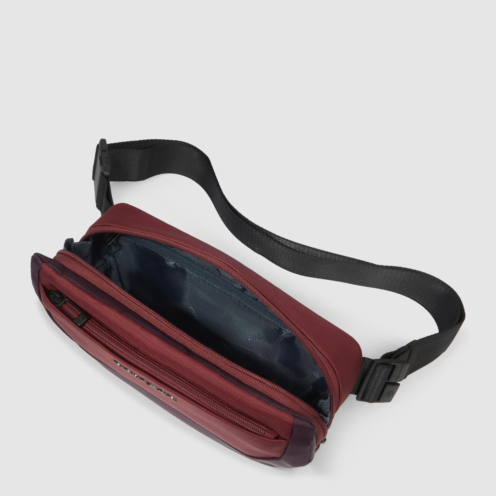 Bum bag in recycled fabric and leather - 4