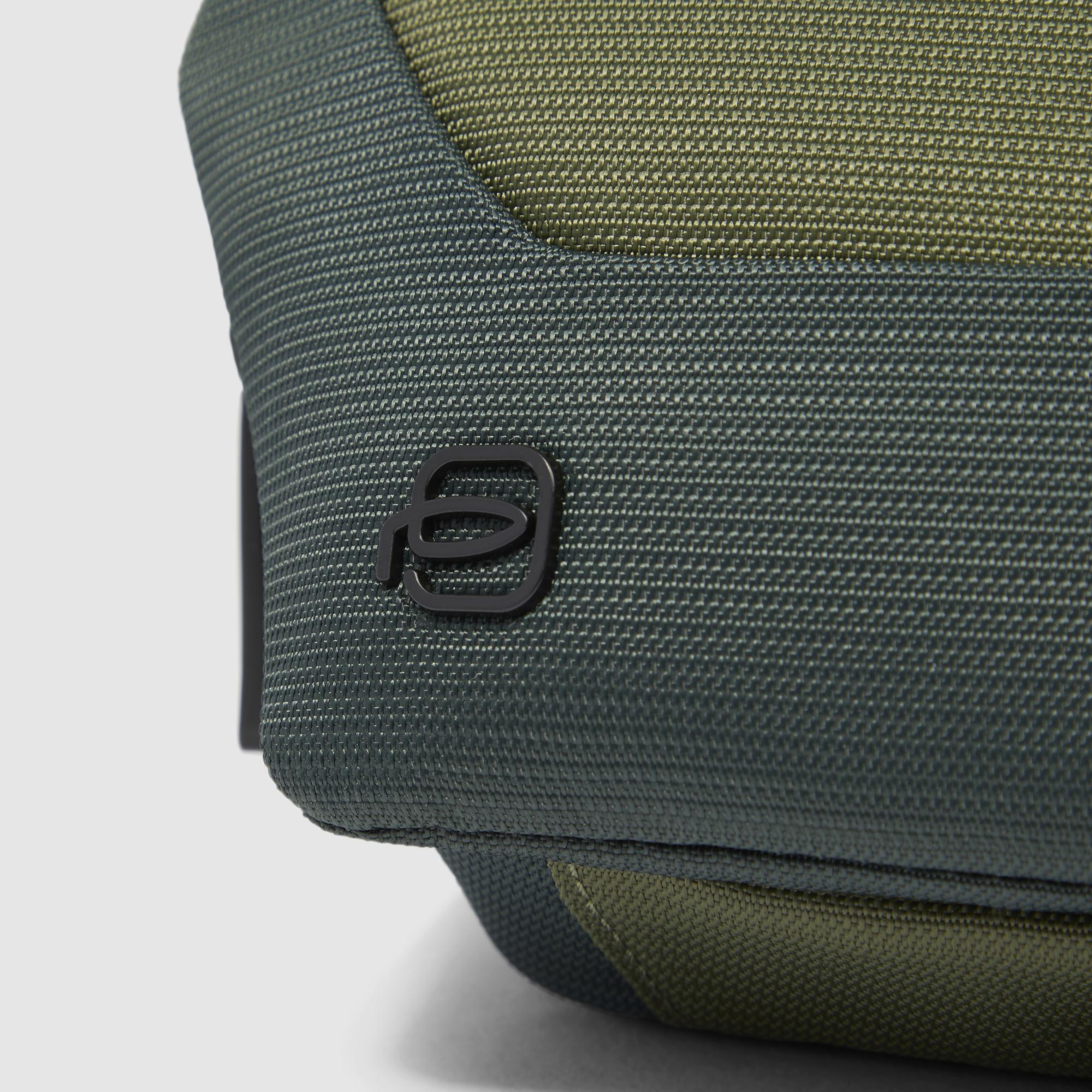 Bum bag in recycled fabric and leather - 5