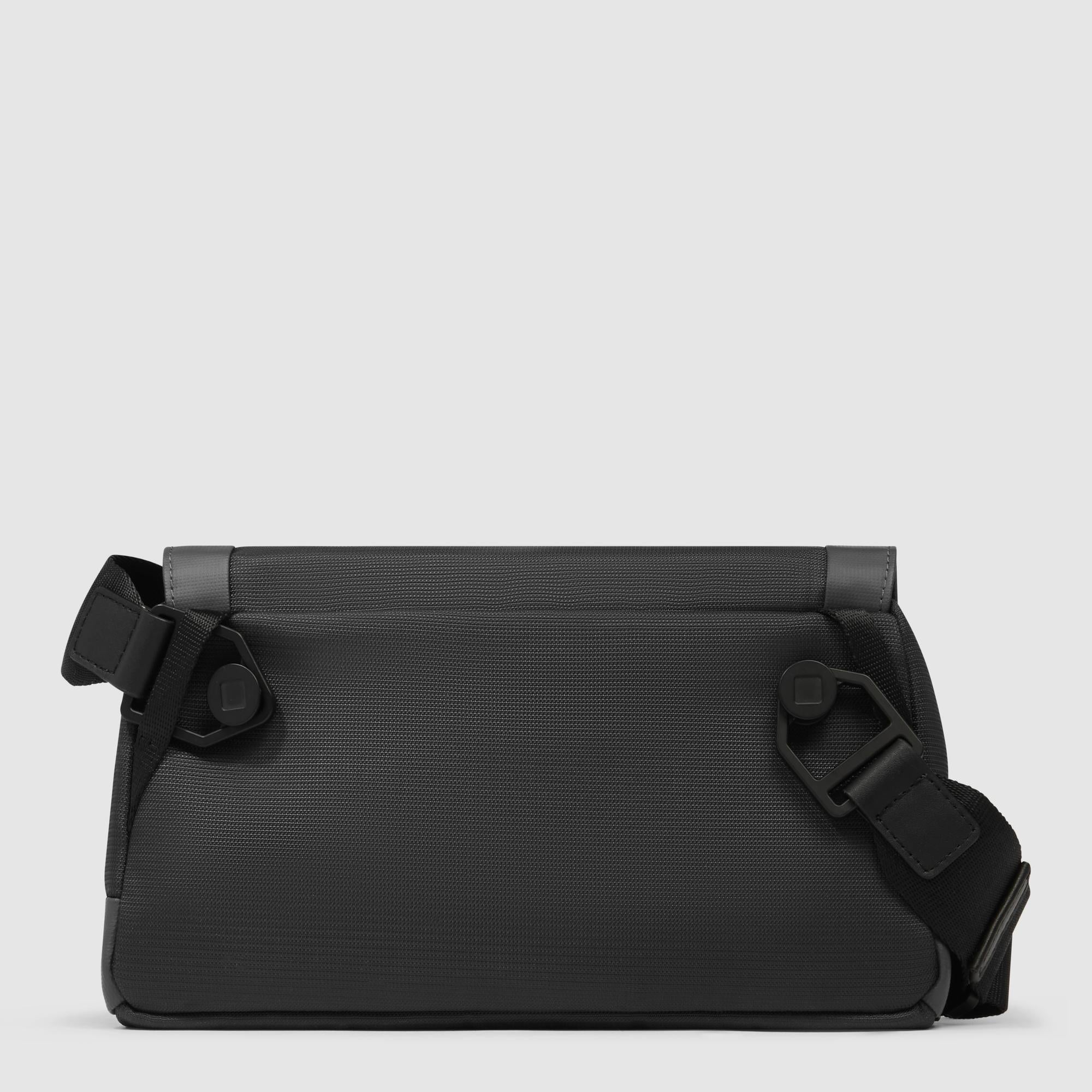 Bum bag in recycled fabric and leather - 3