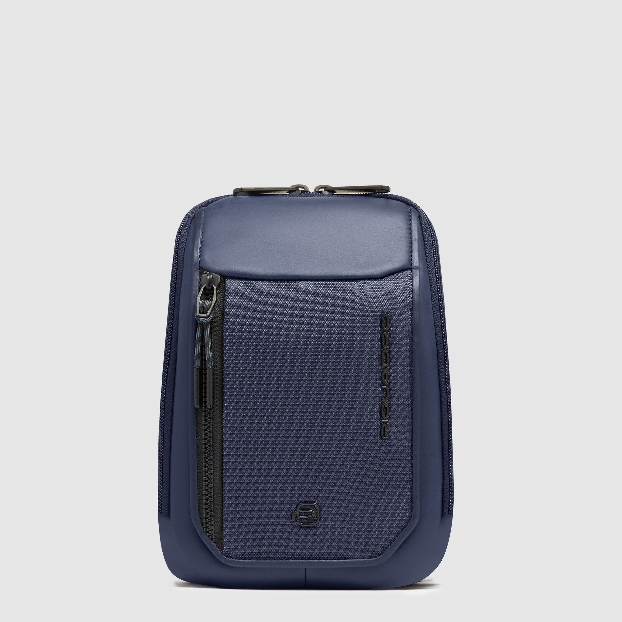 Men's crossbody bag in recycled textile - 1