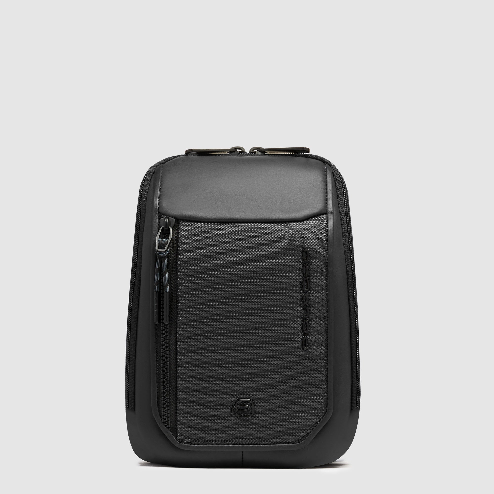 Men's crossbody bag in recycled textile - 1