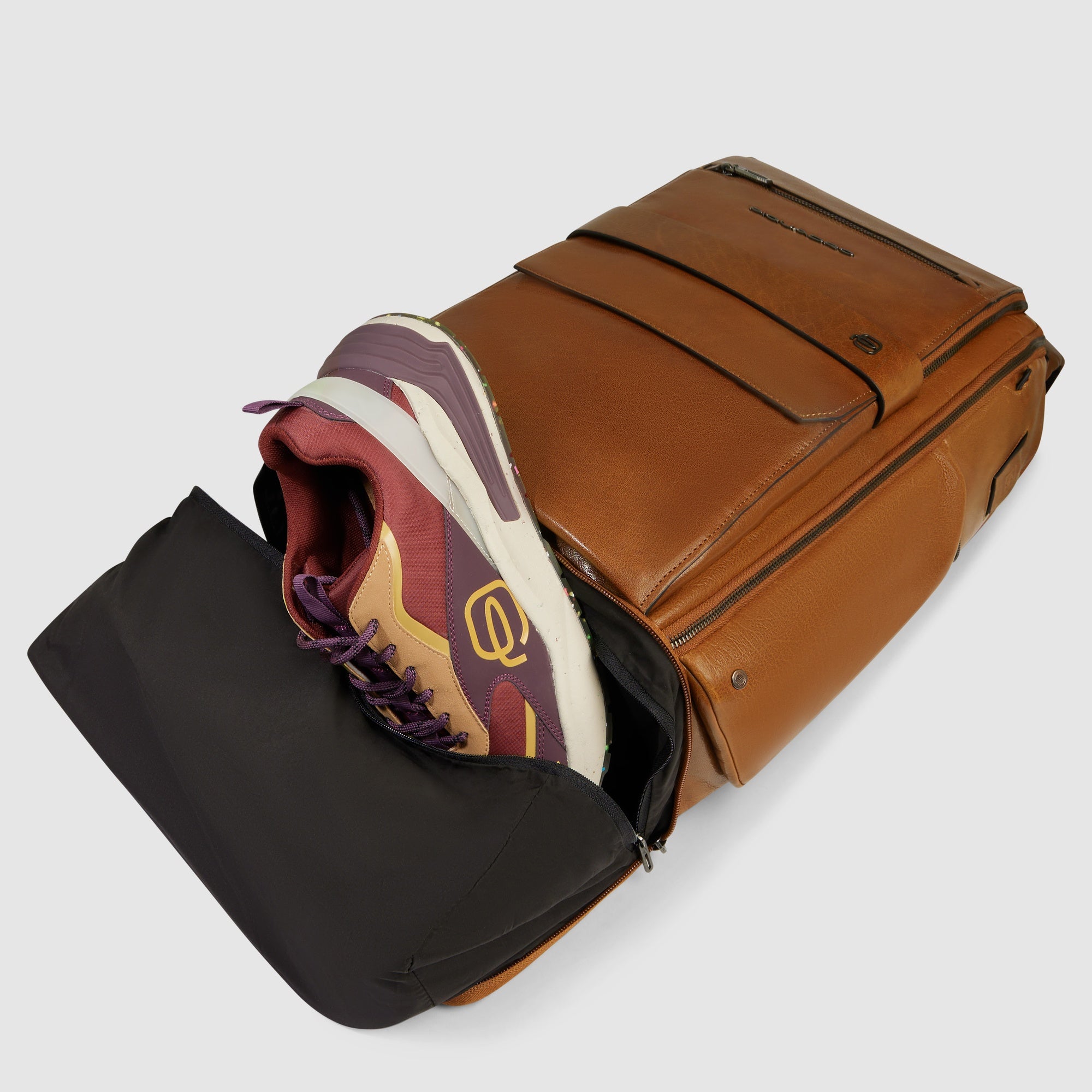 Commute backpack with USB and USB Type-C ports