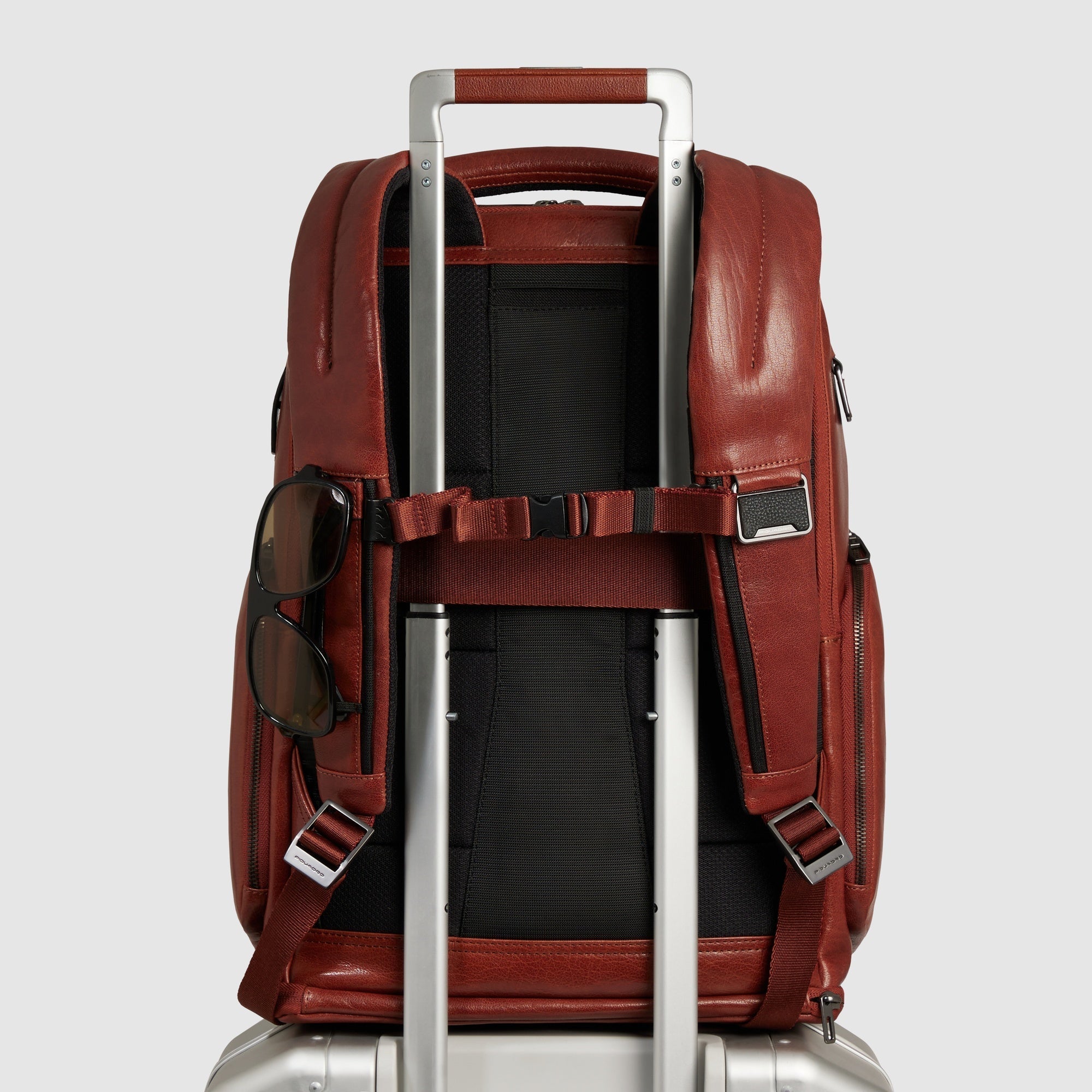 Commute backpack with USB and USB Type-C ports