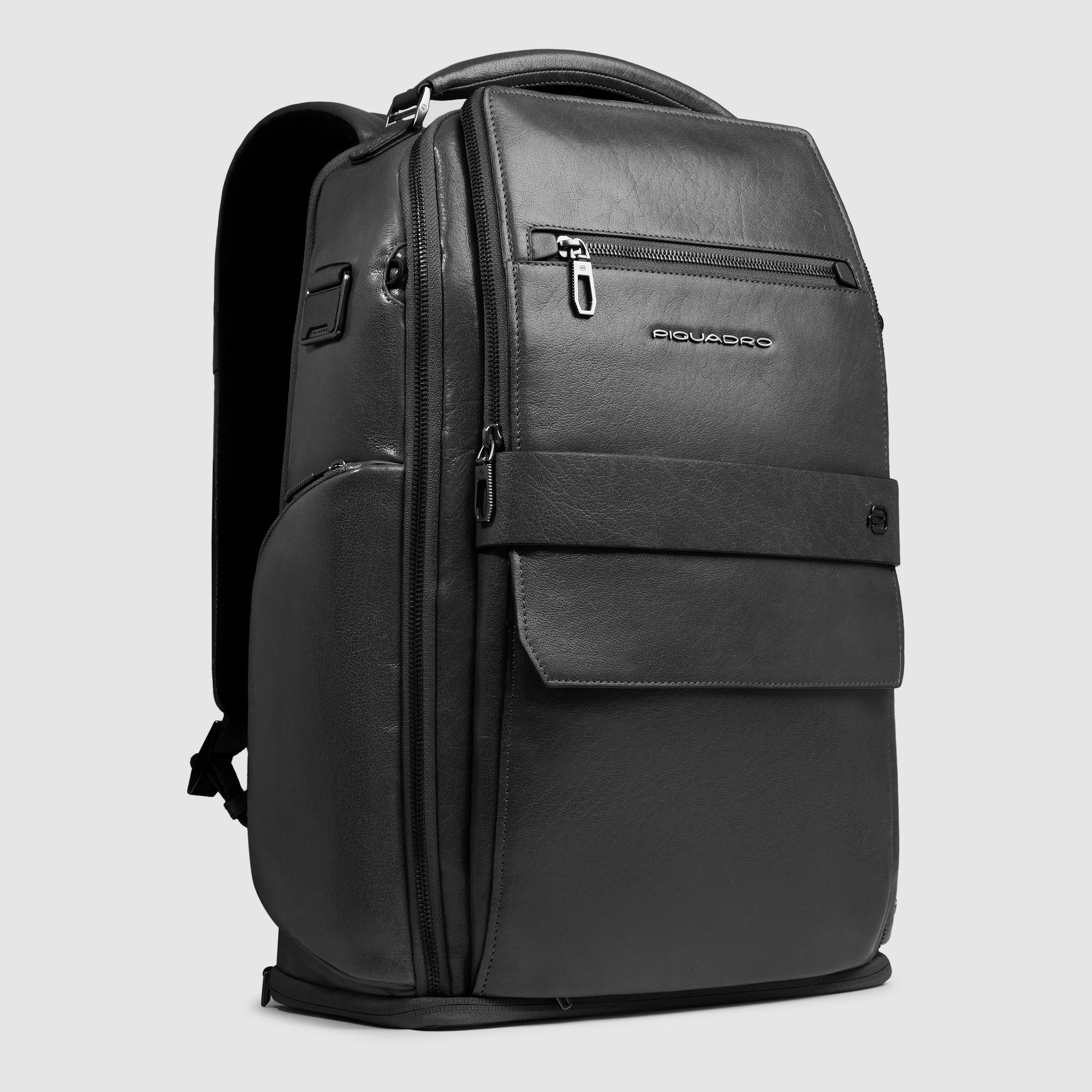 Commute backpack with USB and USB Type-C ports