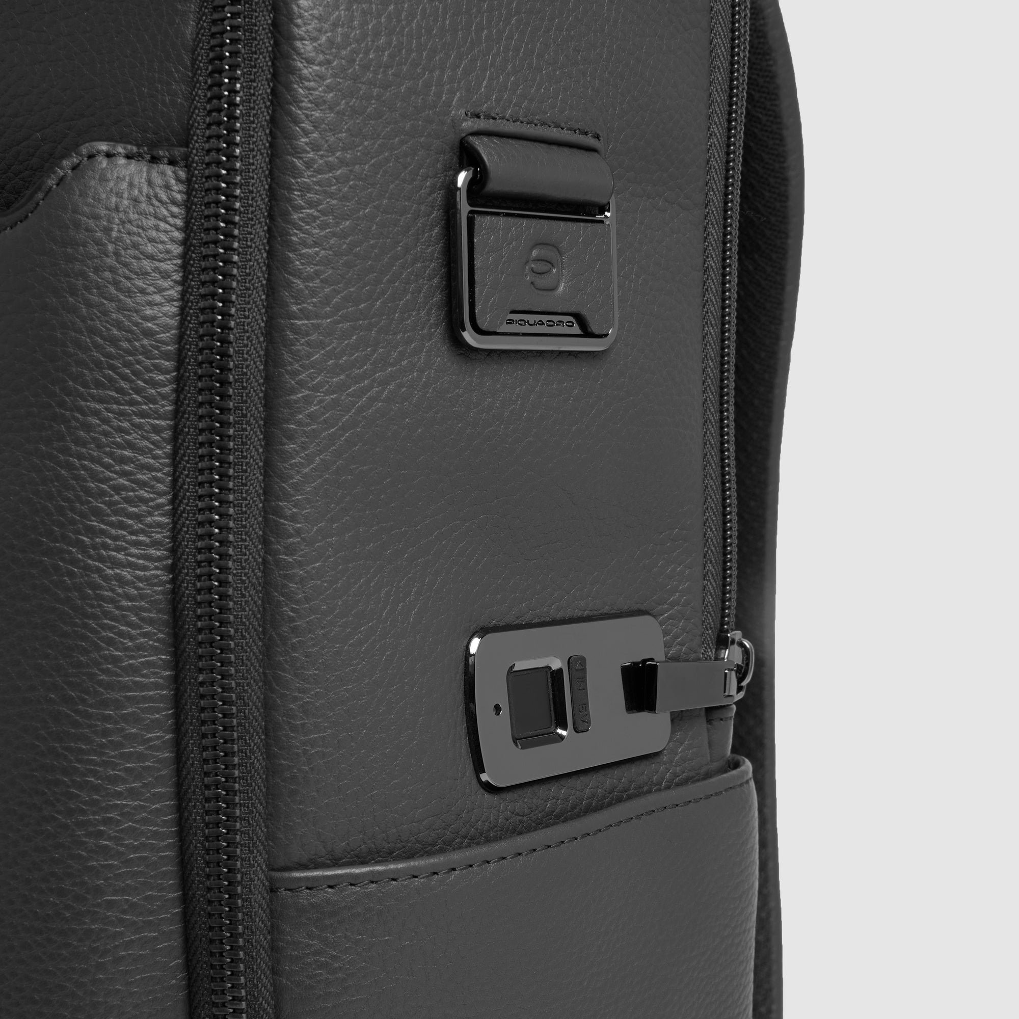 Travel backpack with fingerprint security lock