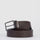 Reversible men's leather belt