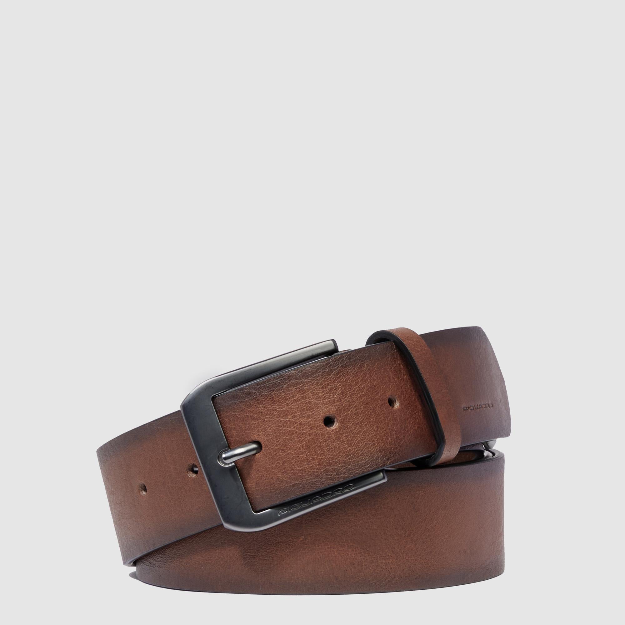 Gürtel Herren aus Leder mit Dornschliesse