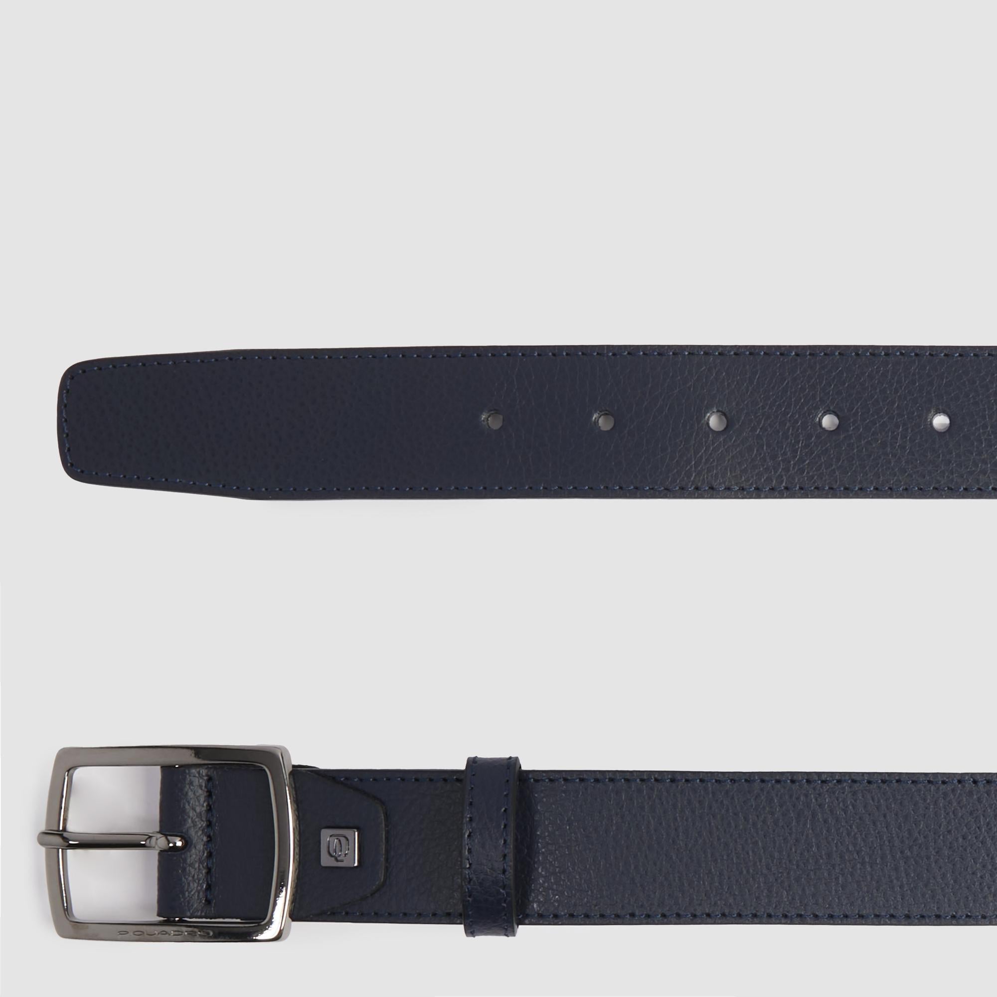 Men’s leather belt with prong buckle - 2