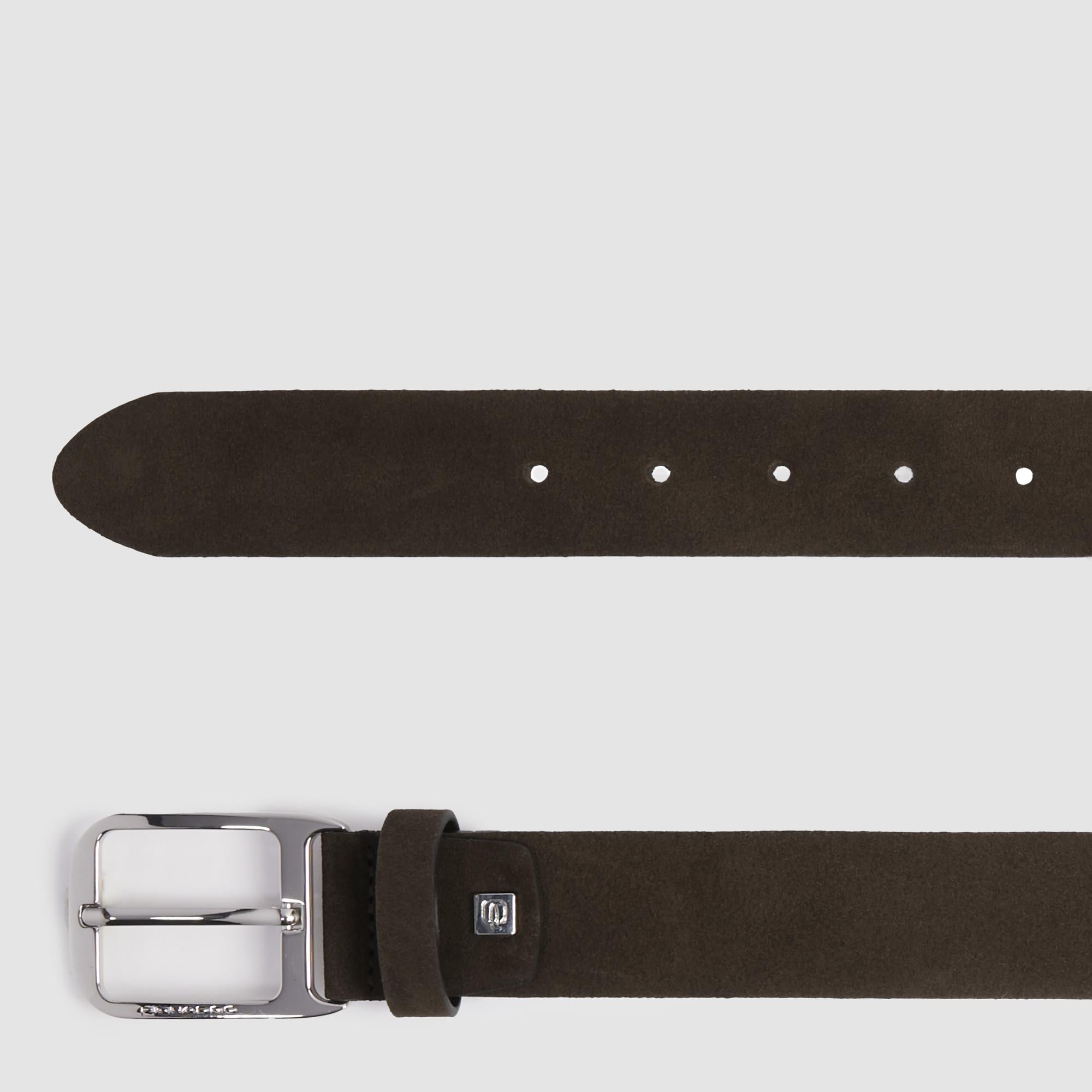 Men’s suede belt with prong buckle - 2