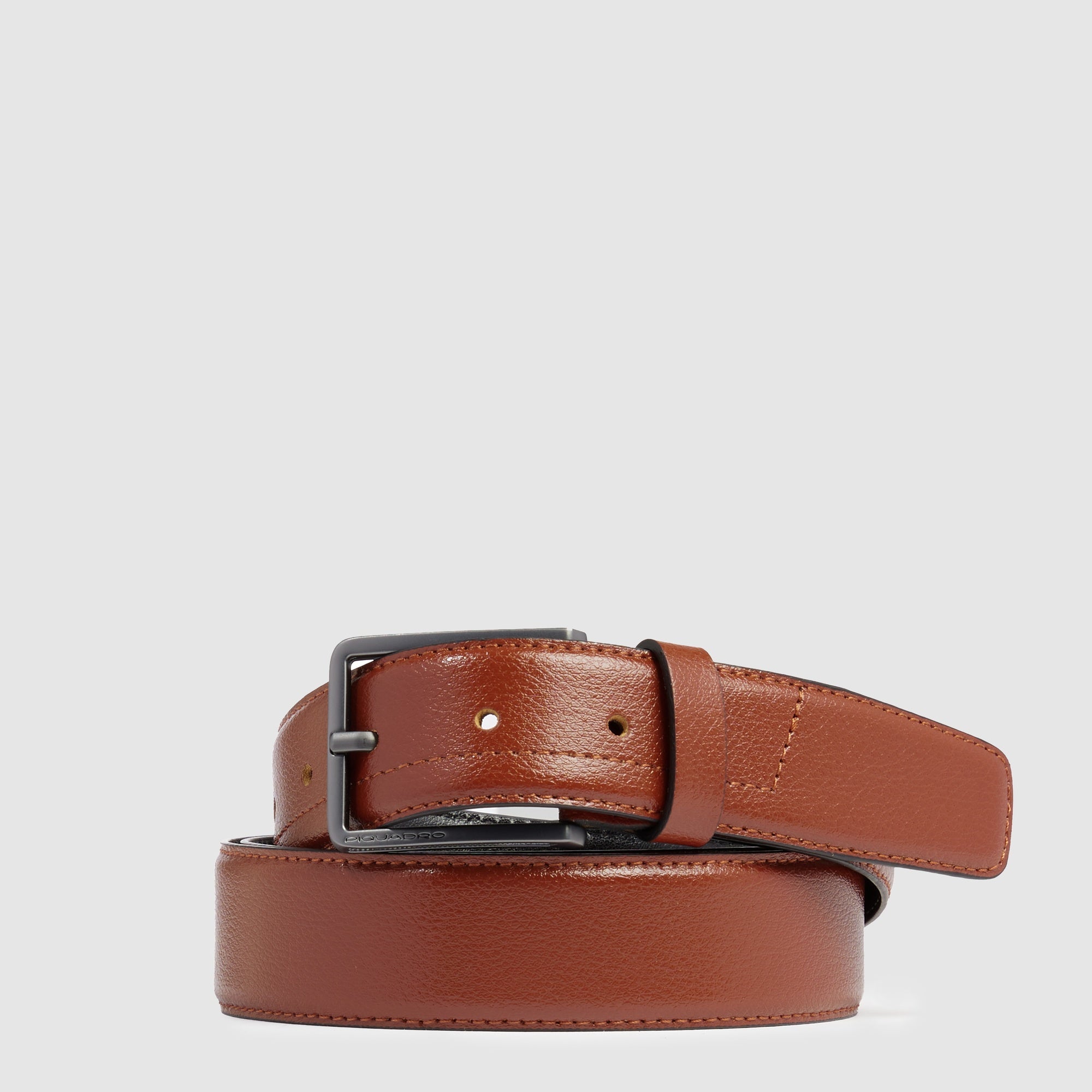 Men’s leather belt with prong buckle - 1