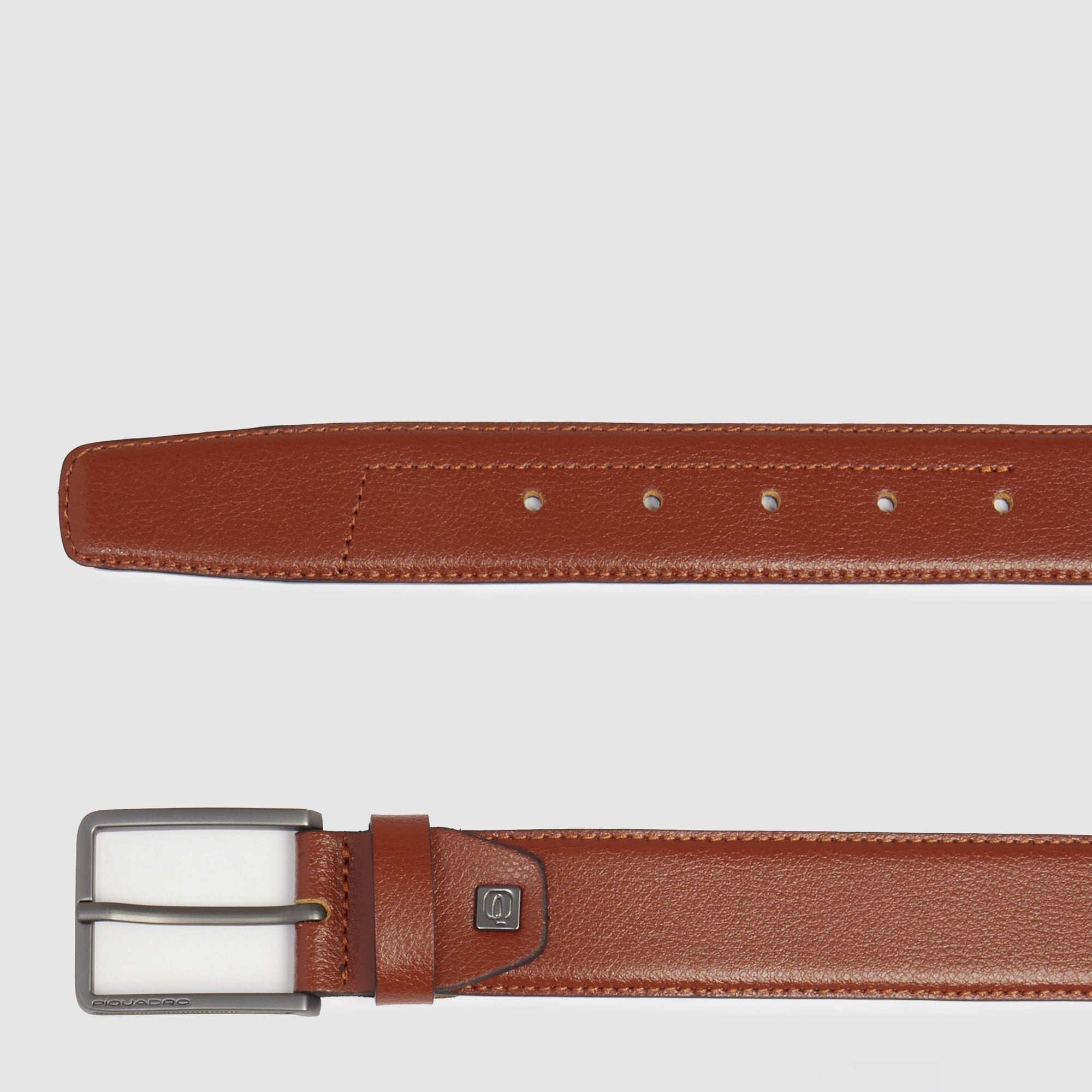 Men’s leather belt with prong buckle - 2