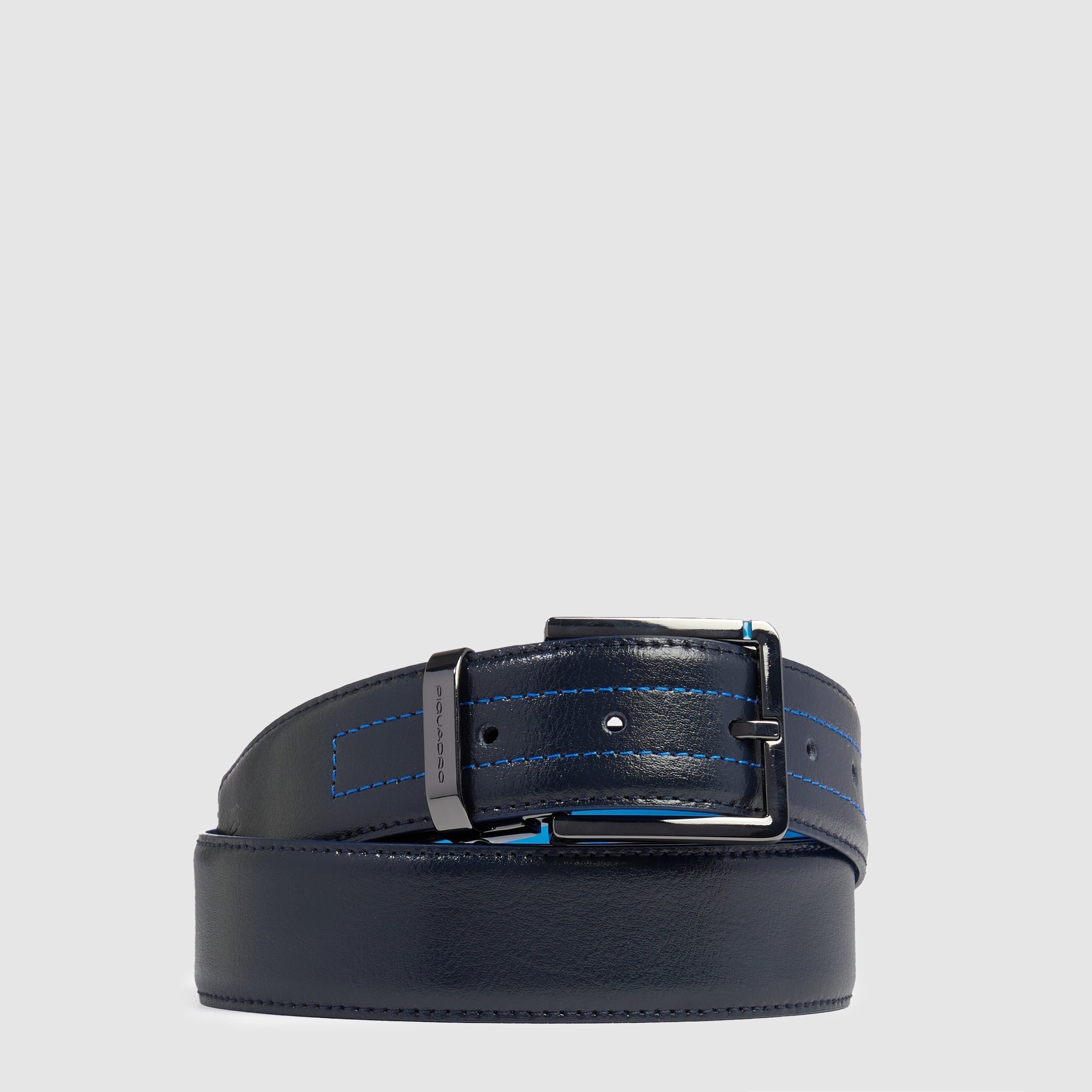 Men’s leather belt with prong buckle - 1