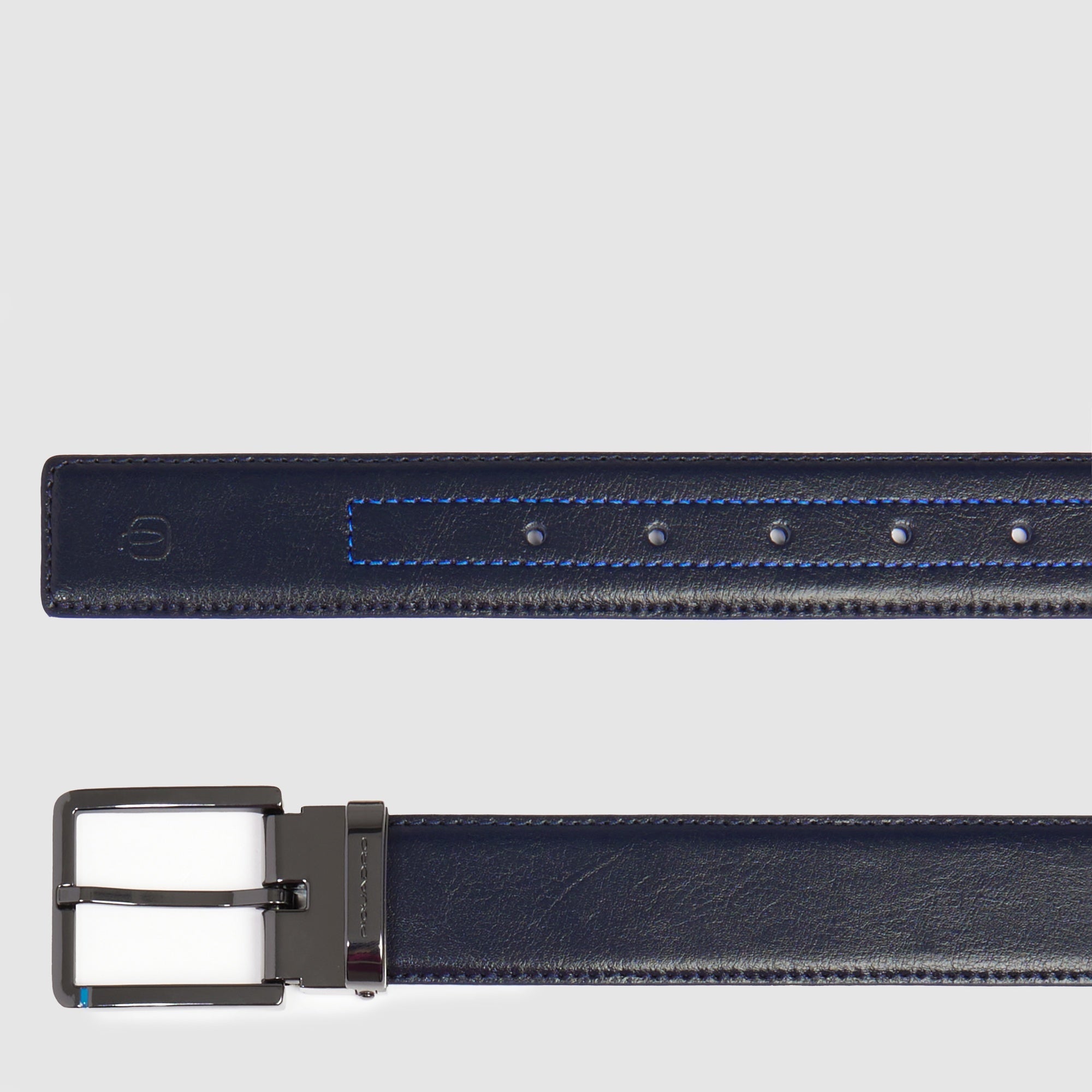 Men’s leather belt with prong buckle - 2