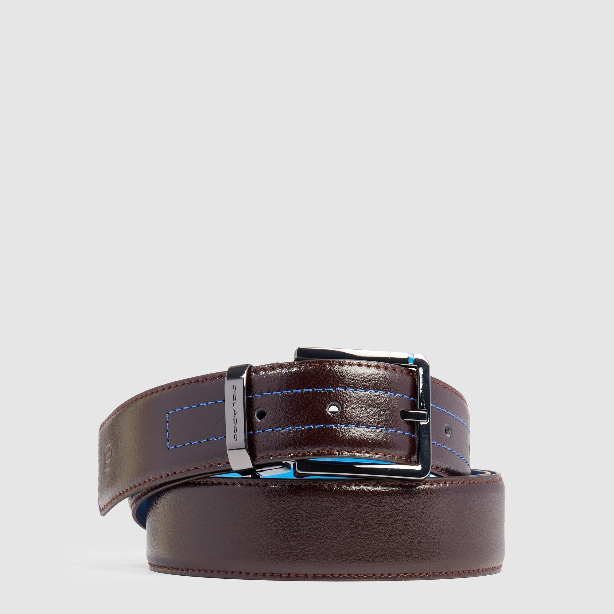Men’s leather belt with prong buckle - 1