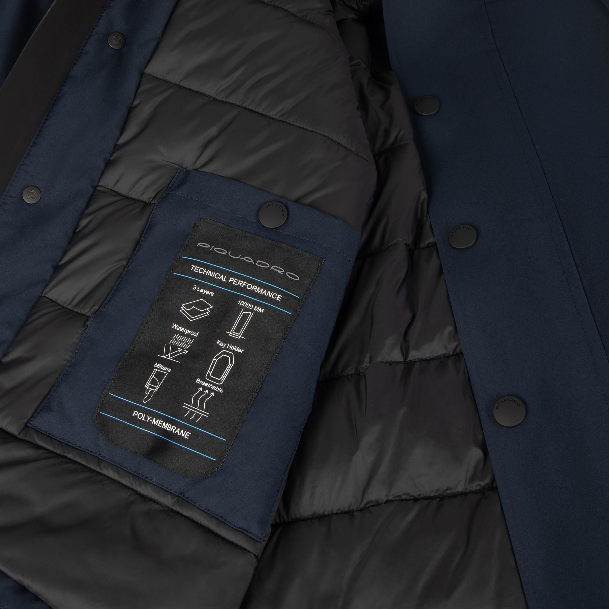 Waterproof, men's hooded jacket - 6