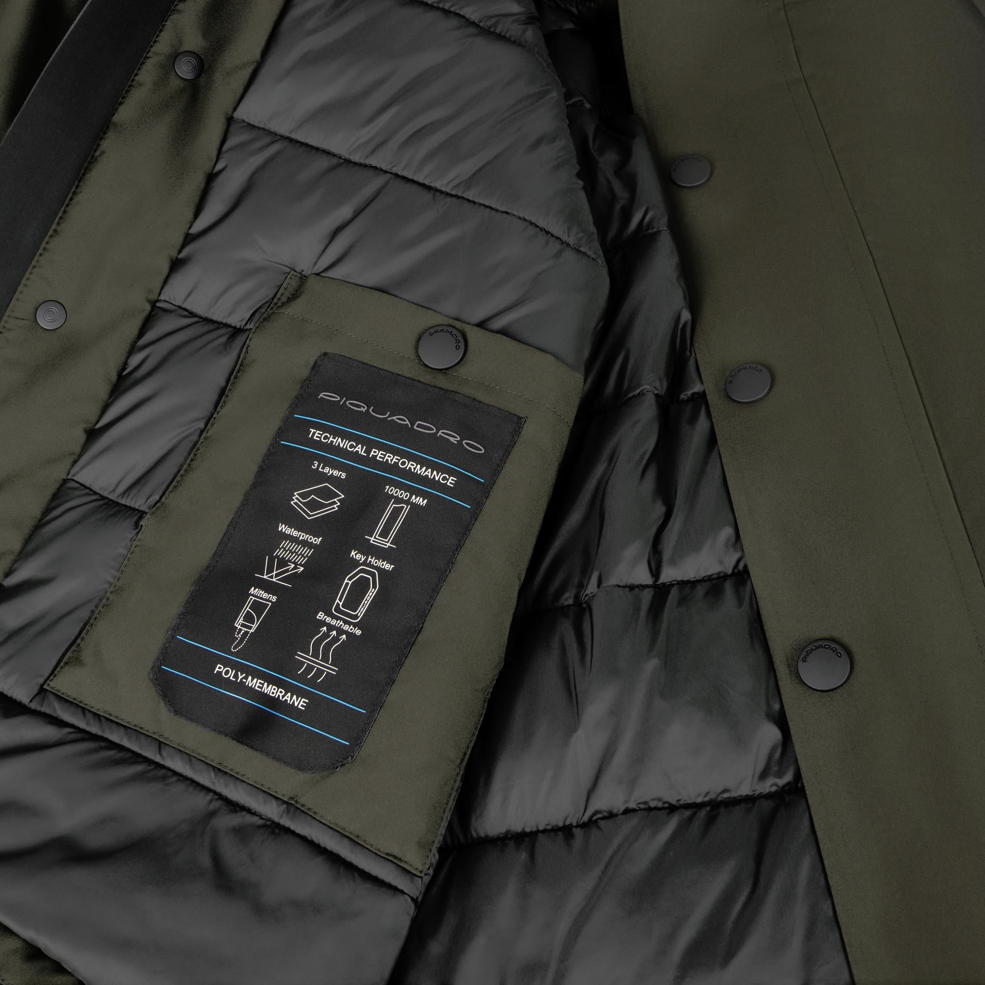 Wasserdichter Herrenjacke mit Kapuze - 6