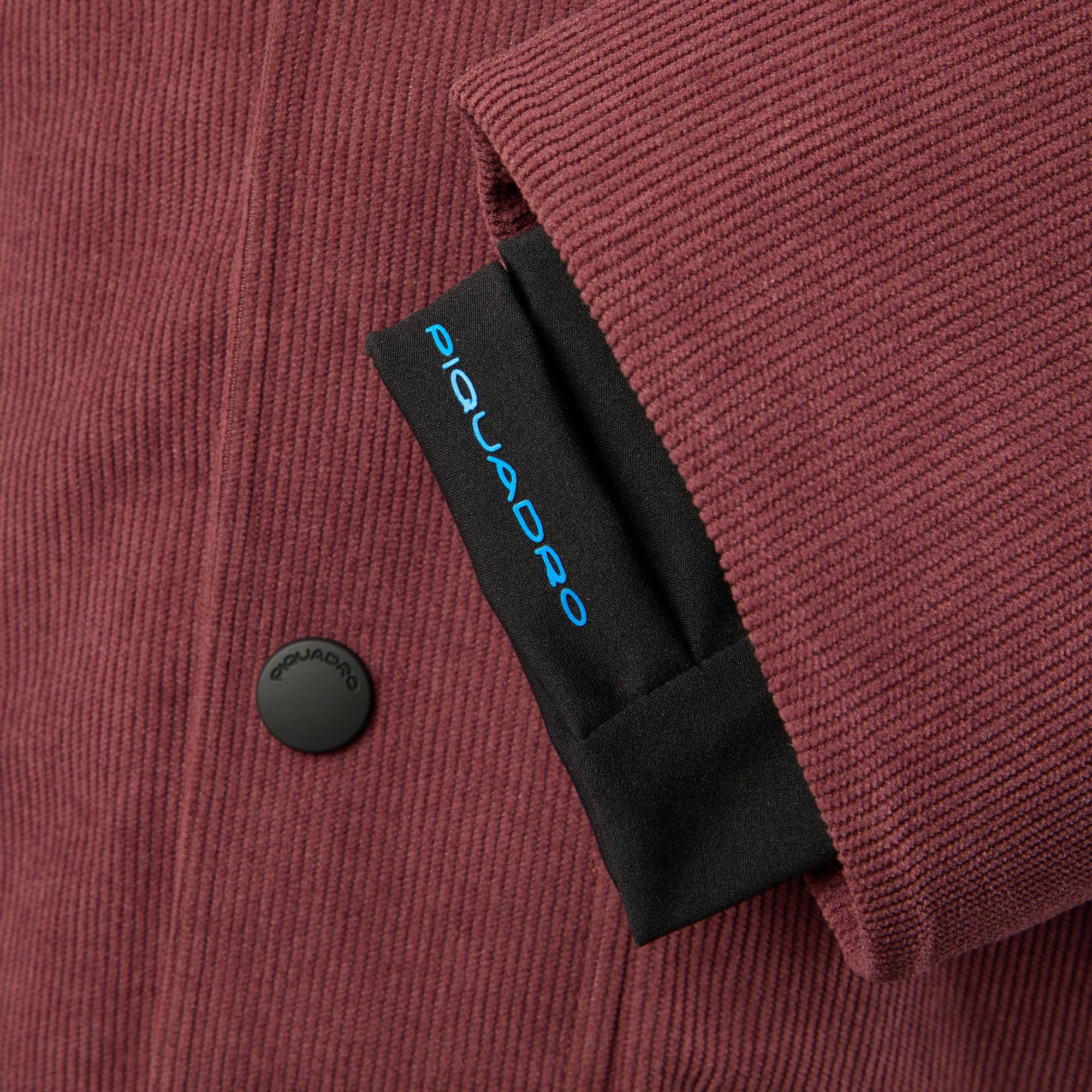 Men’s waterproof breathable corduroy hooded jacket