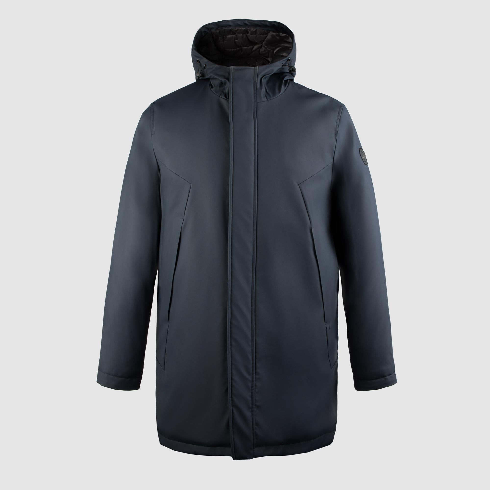 Wind-resistant, waterproof men's hooded coat - 1