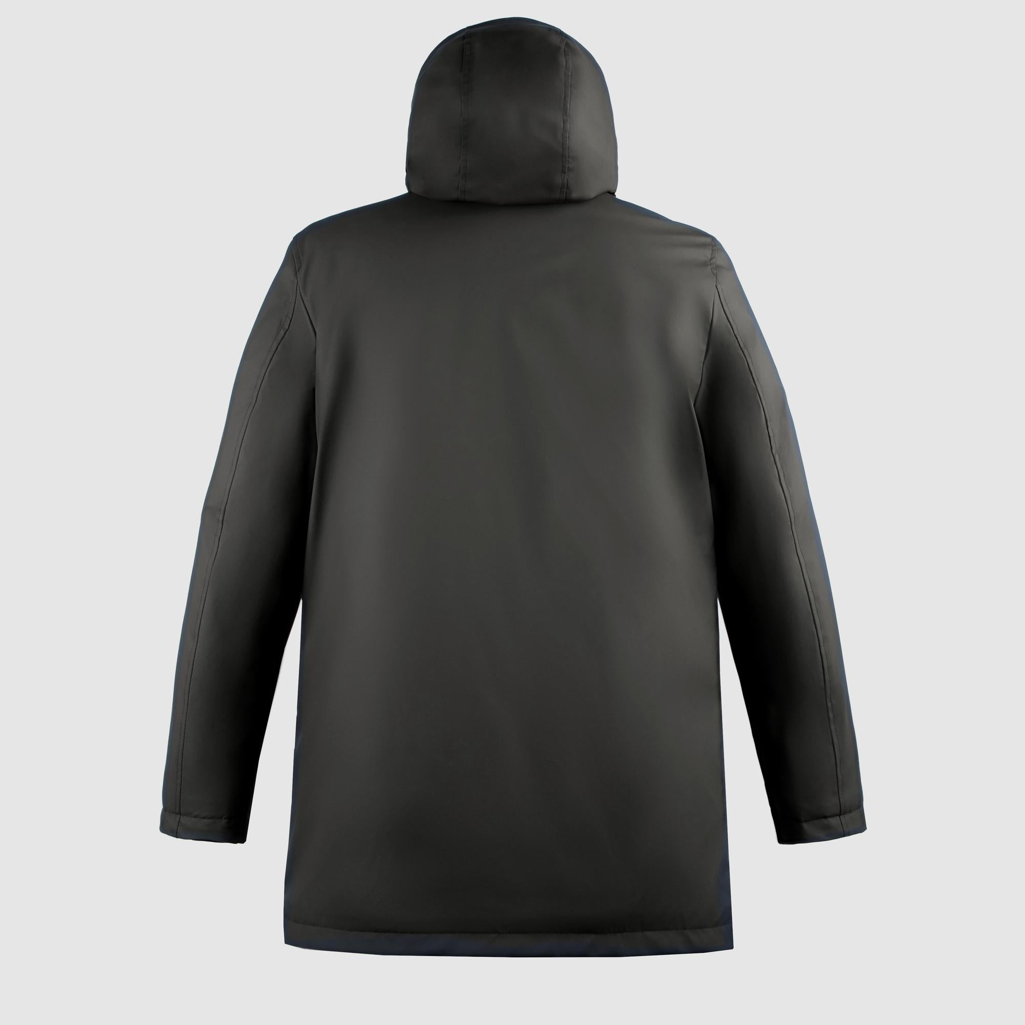 Wind-resistant, waterproof men's hooded coat - 2