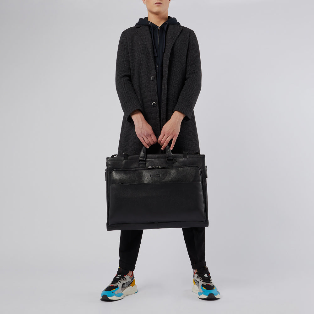 Portatrajes para colgar de piel - 5