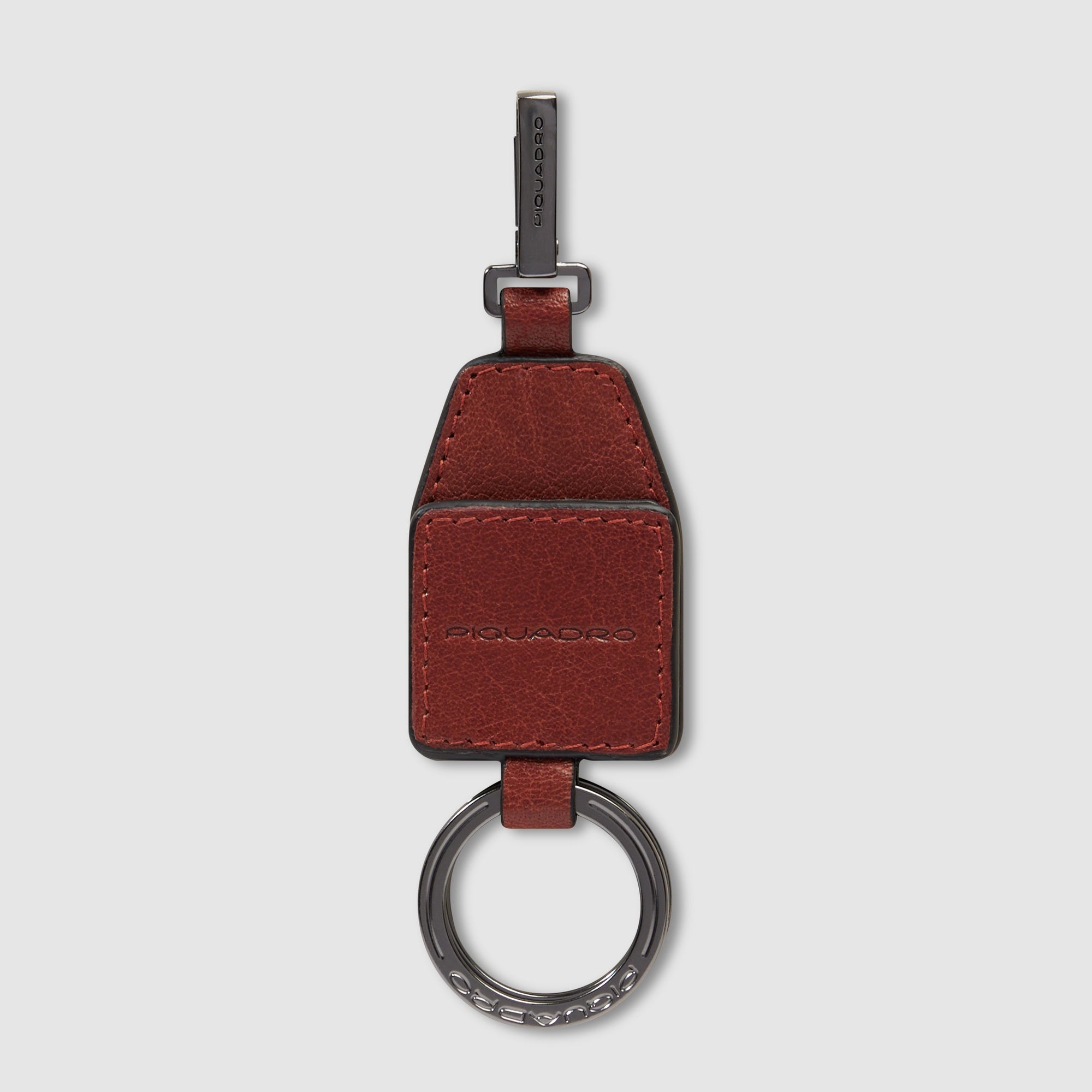 Divisible leather keyring