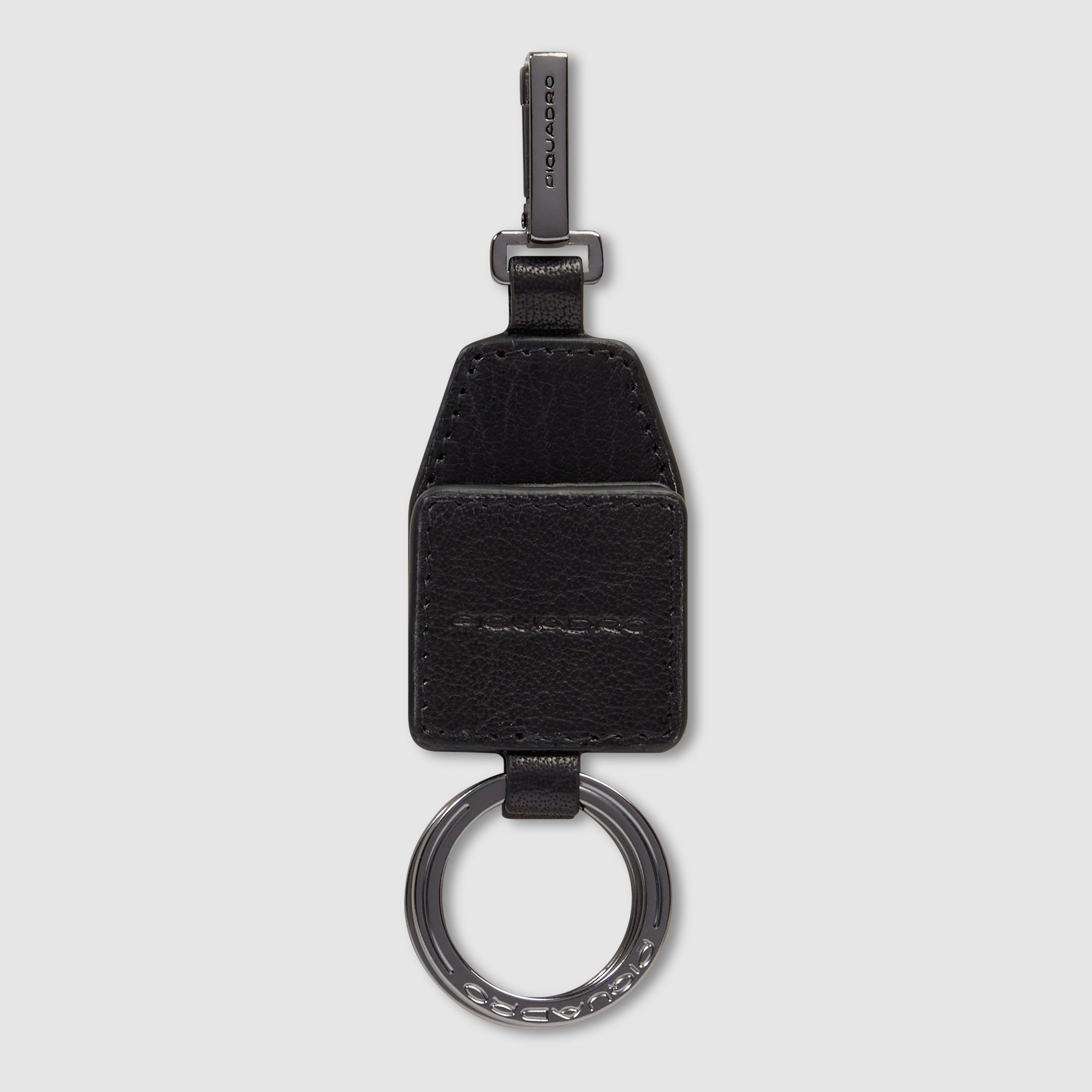 Divisible leather keyring